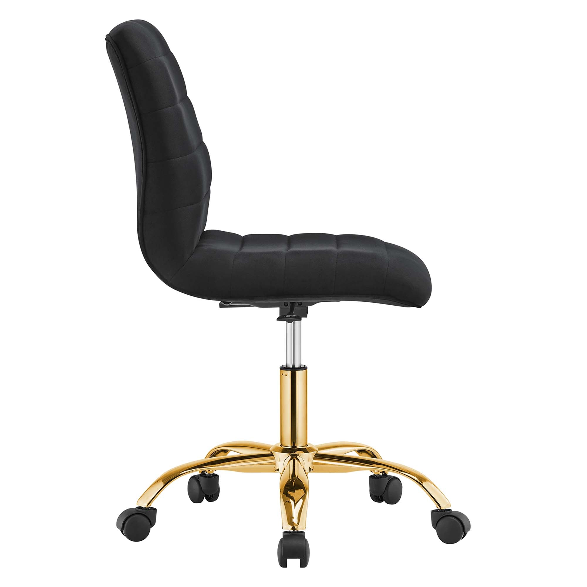 Ripple Armless Performance Velvet Office Chair by Modway