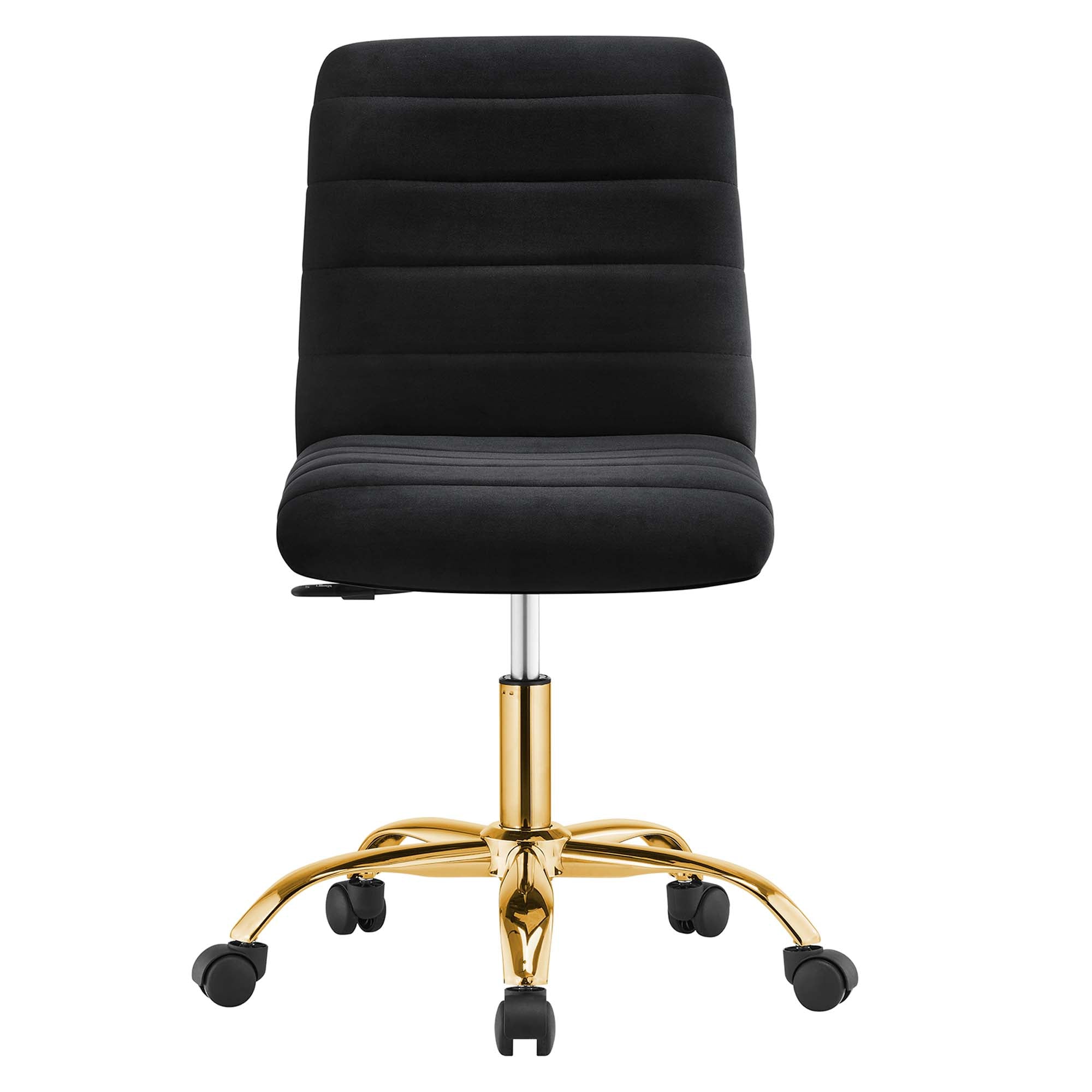 Ripple Armless Performance Velvet Office Chair by Modway