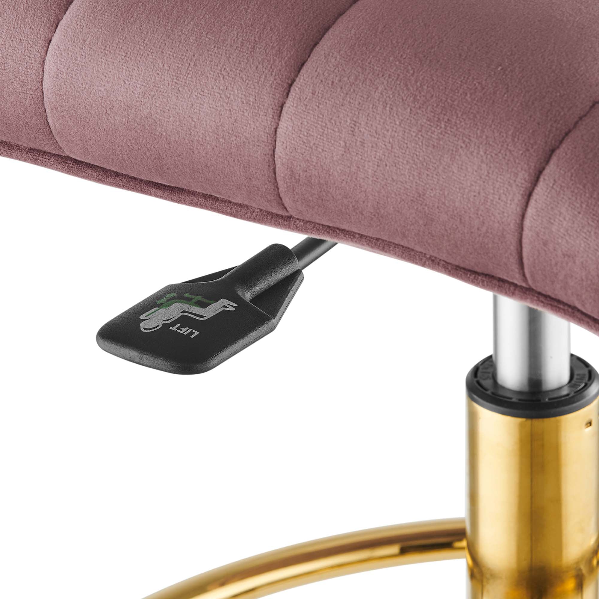 Ripple Armless Performance Velvet Drafting Chair by Modway