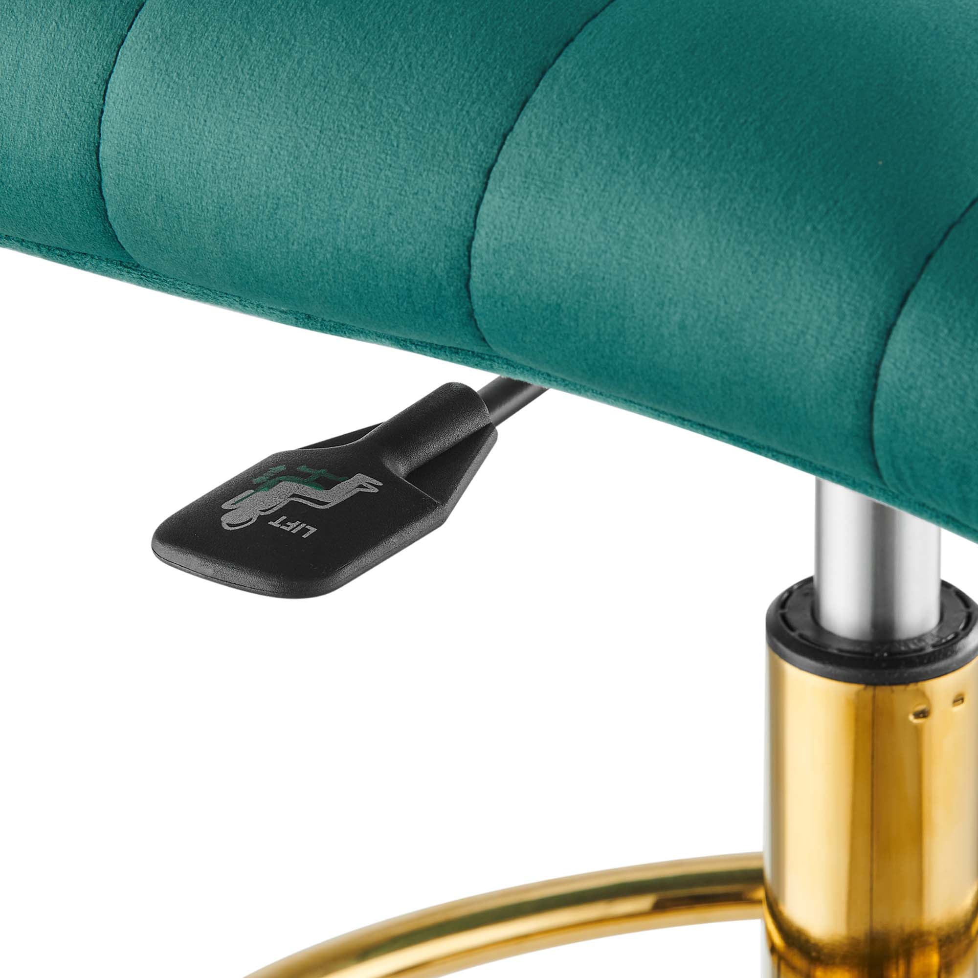 Ripple Armless Performance Velvet Drafting Chair by Modway