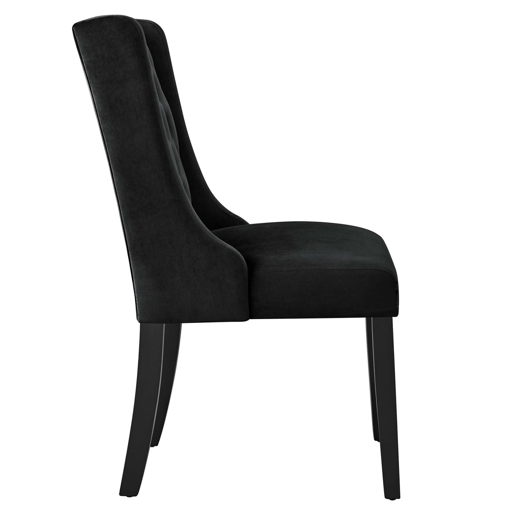 Baronet Performance Velvet Dining Chairs Set of 2 by Modway