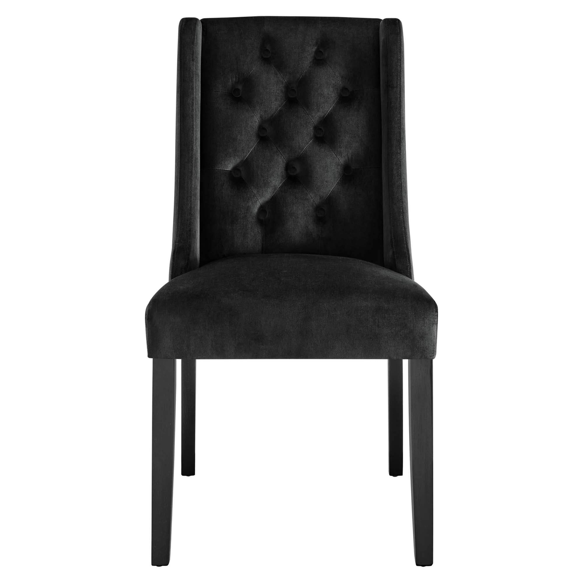 Baronet Performance Velvet Dining Chairs Set of 2 by Modway