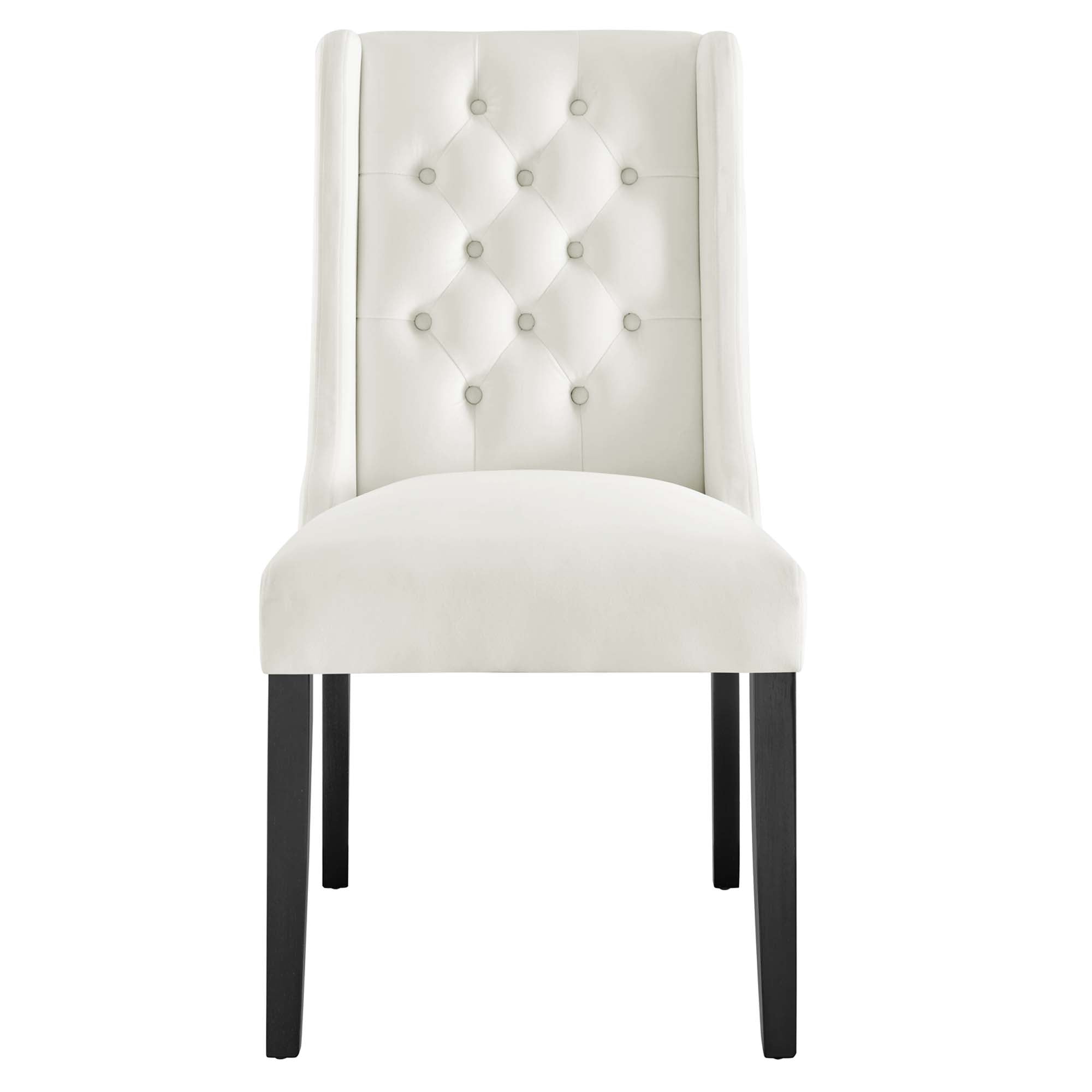 Baronet Performance Velvet Dining Chairs Set of 2 by Modway