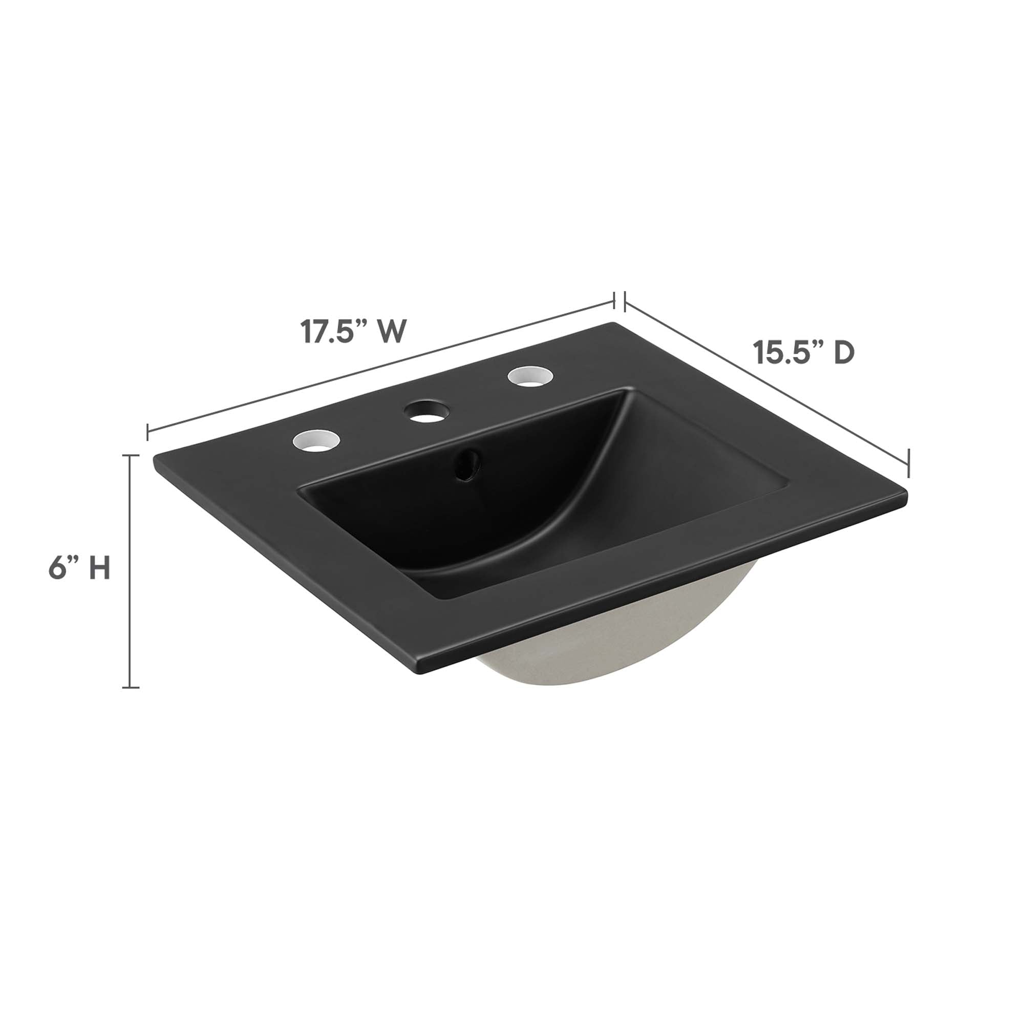 Cayman 18" Bathroom Sink by Modway