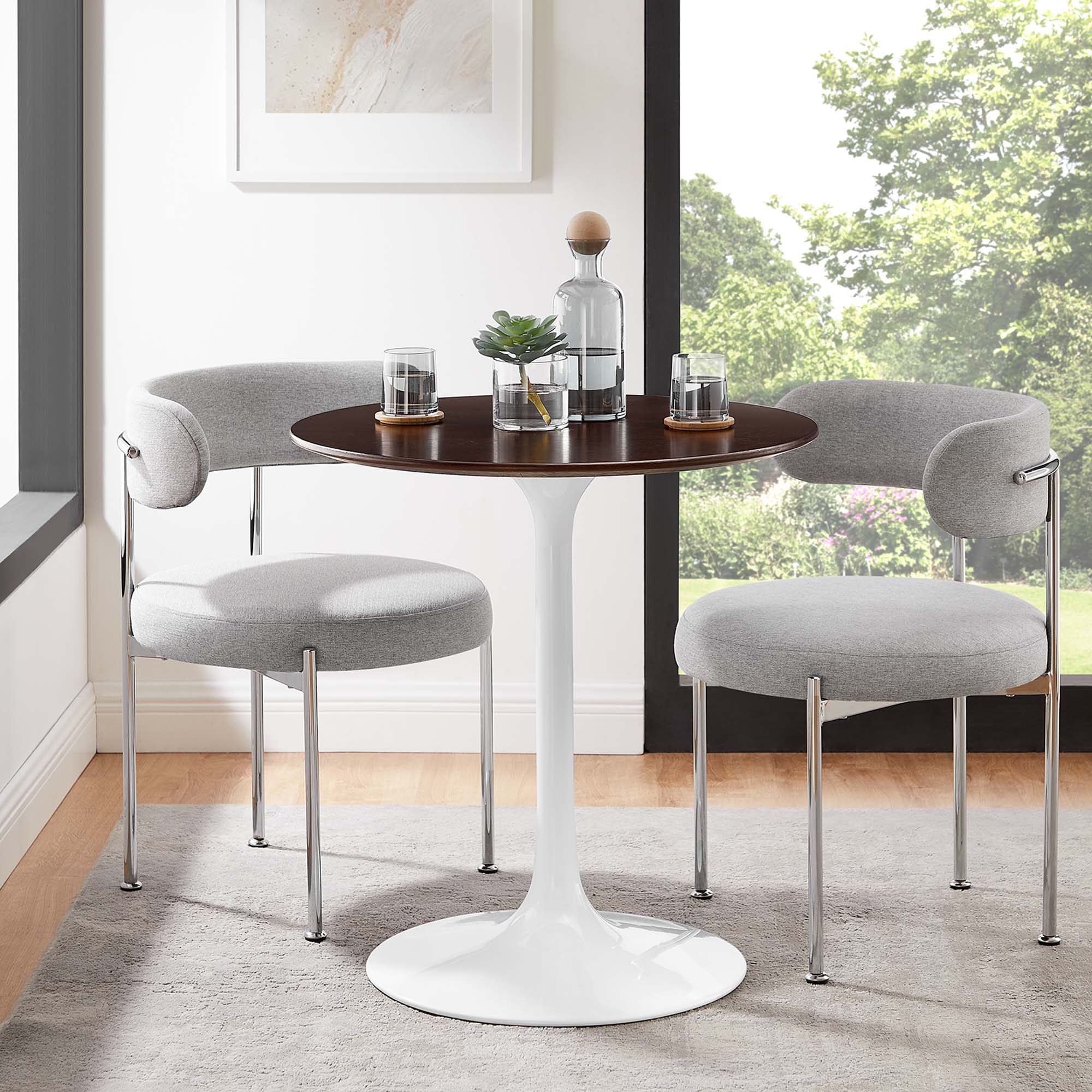 Lippa 28" Round Wood Dining Table by Modway - Best Buy Furniture