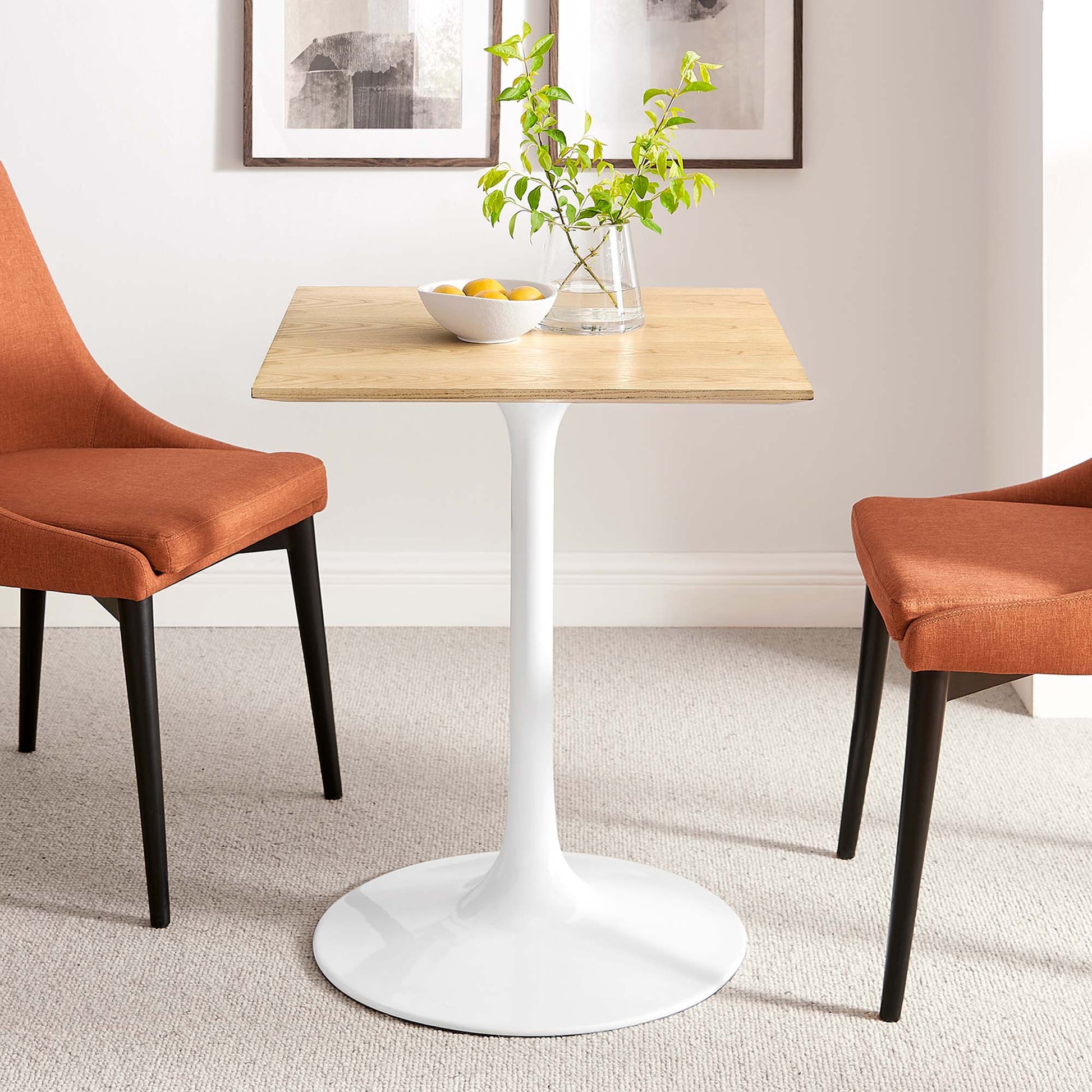Lippa 24" Square Wood Dining Table by Modway - Best Buy Furniture