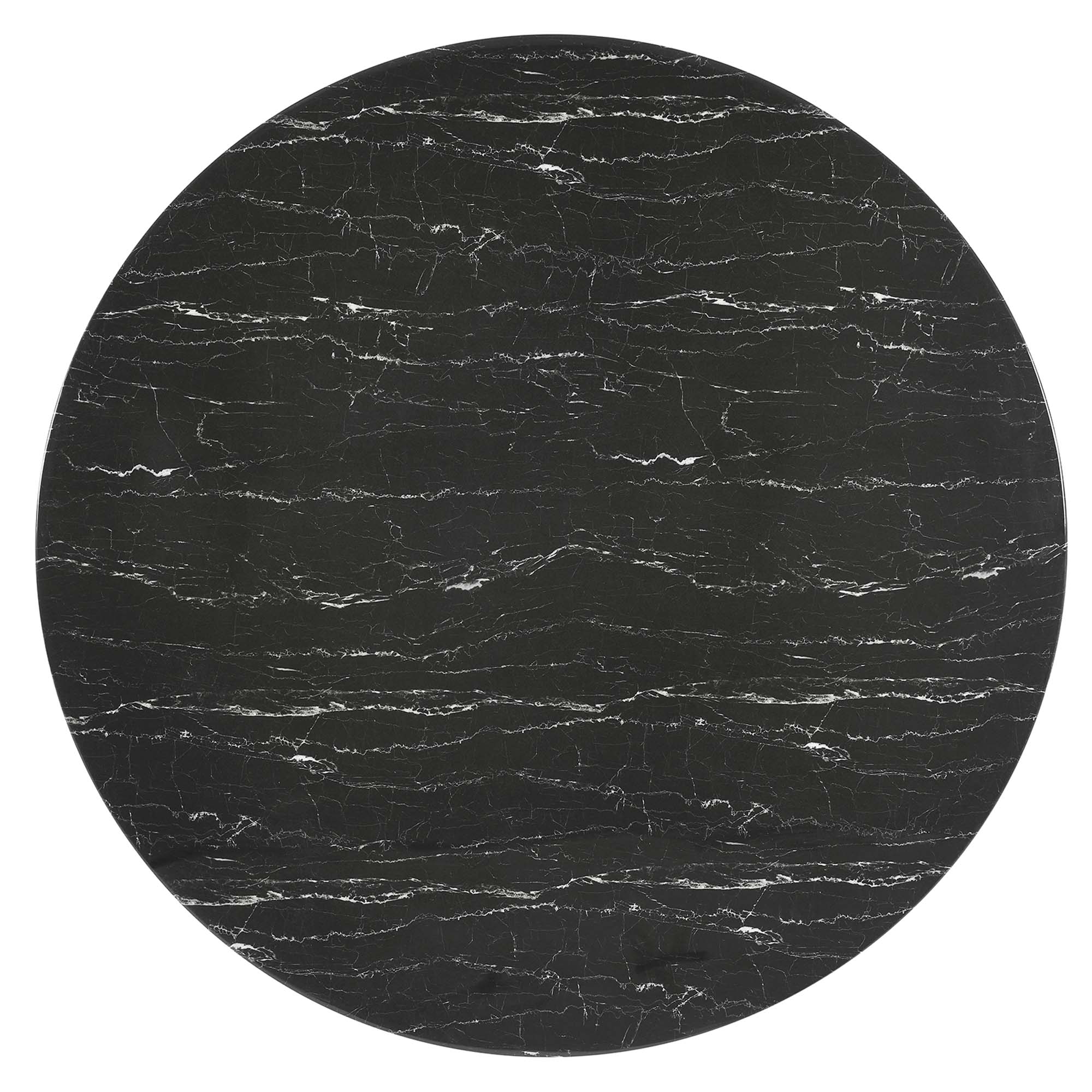 Lippa 60" Round Faux Marble Dining Table by Modway - Best Buy Furniture