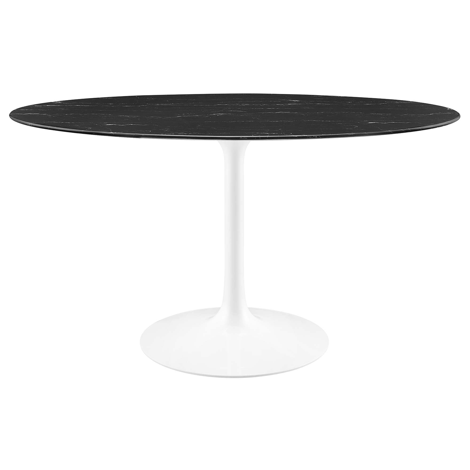 Lippa 54" Oval Faux Marble Dining Table by Modway - Best Buy Furniture