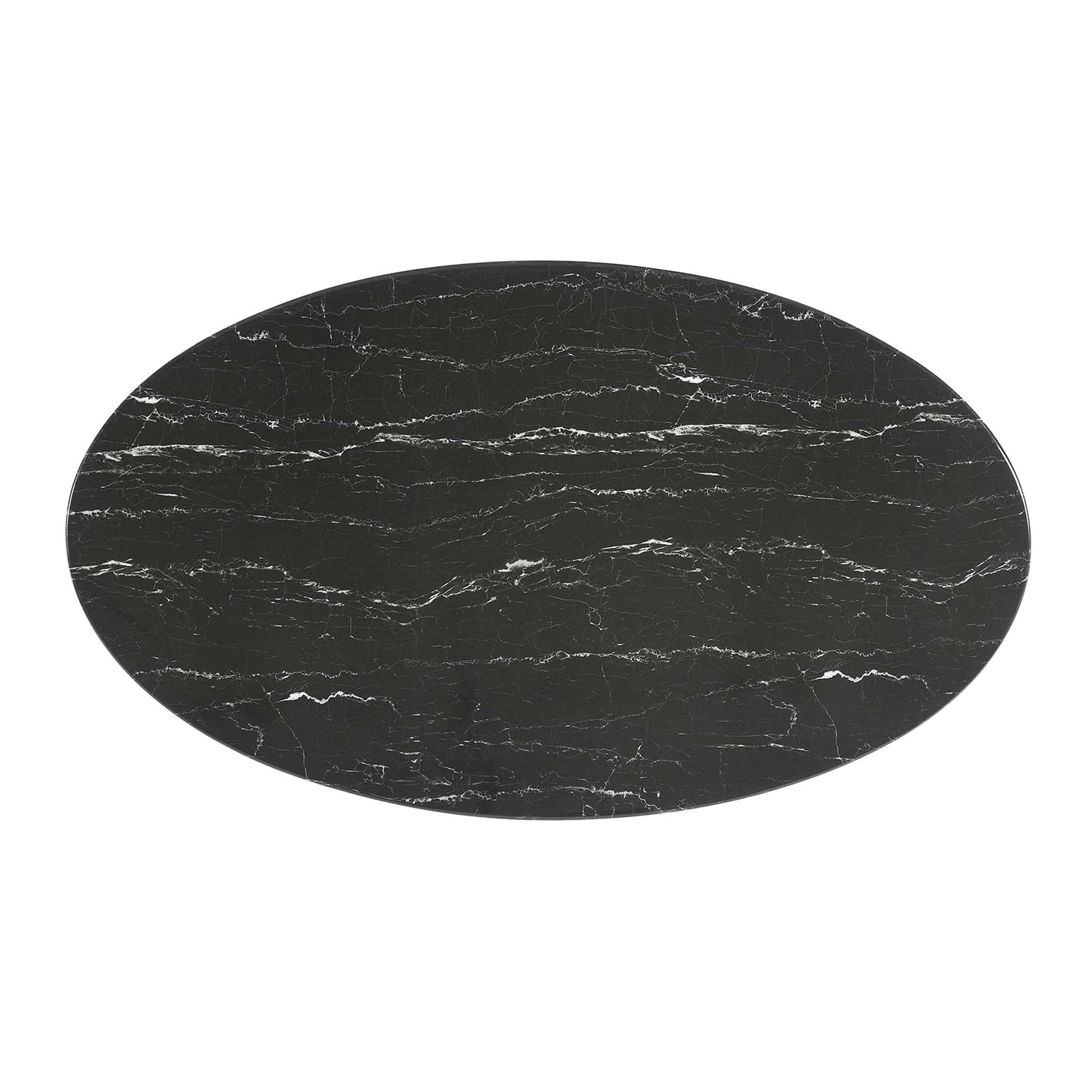 Lippa 54" Oval Faux Marble Dining Table by Modway - Best Buy Furniture