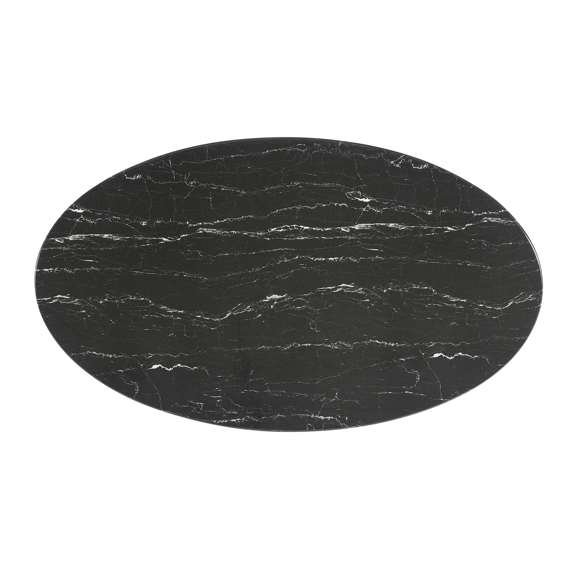 Lippa 54" Oval Faux Marble Dining Table by Modway - Best Buy Furniture
