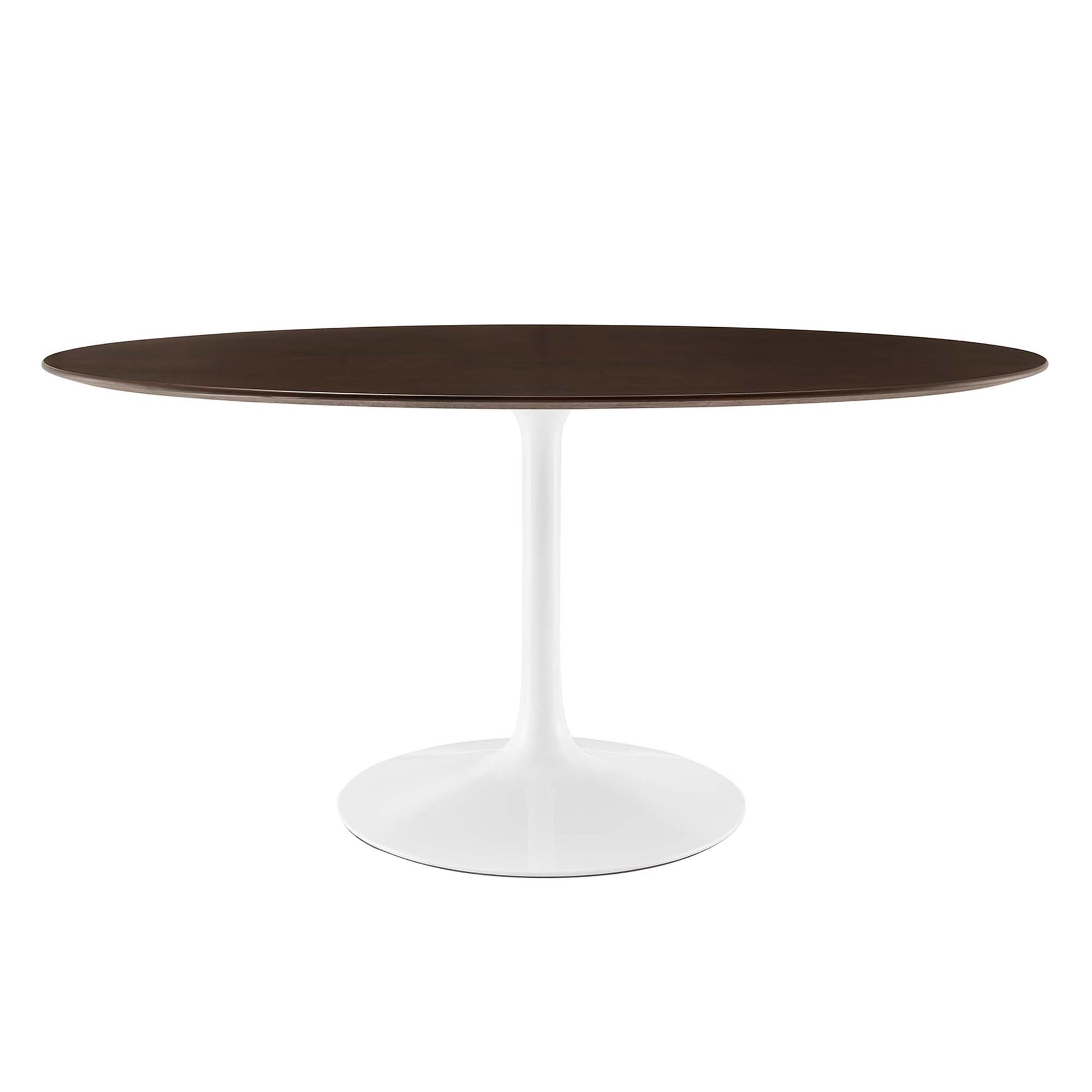 Lippa 60" Oval Cherry Walnut Wood Dining Table by Modway - Best Buy Furniture