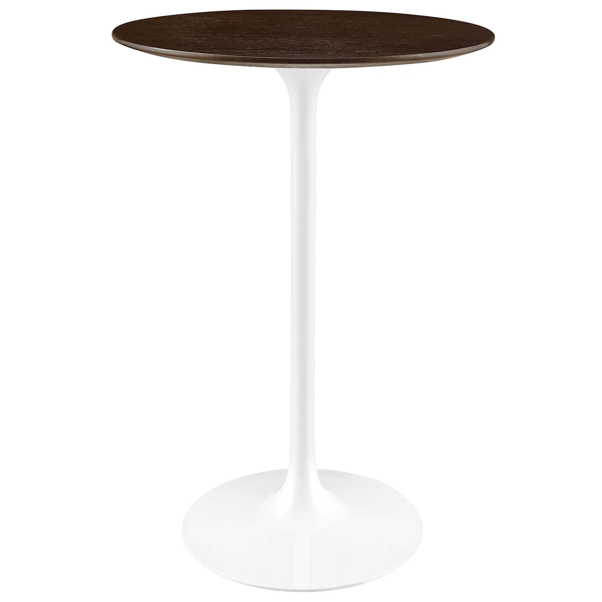 Lippa 28" Round Wood Bar Table by Modway - Best Buy Furniture