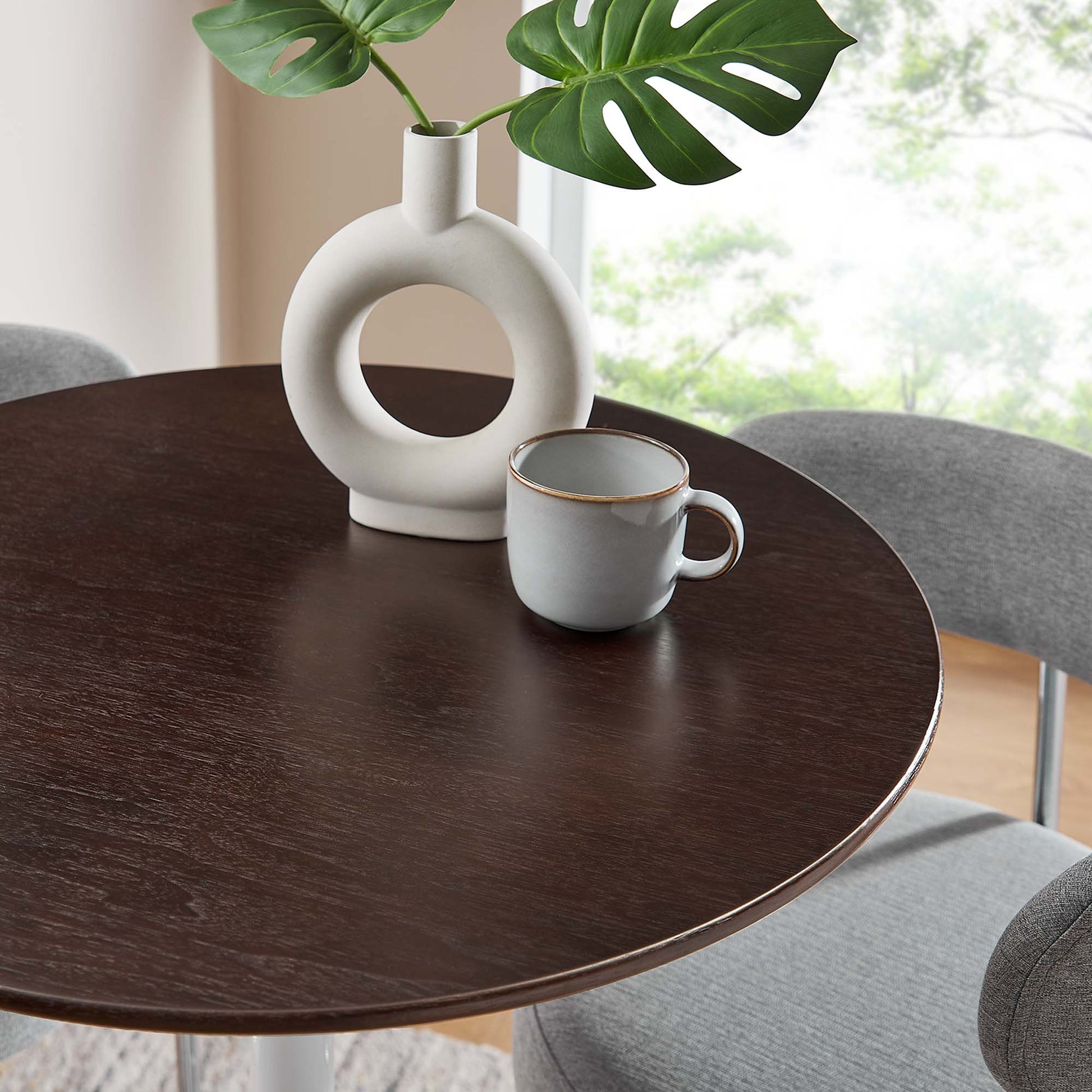 Lippa 28" Round Wood Bar Table by Modway - Best Buy Furniture