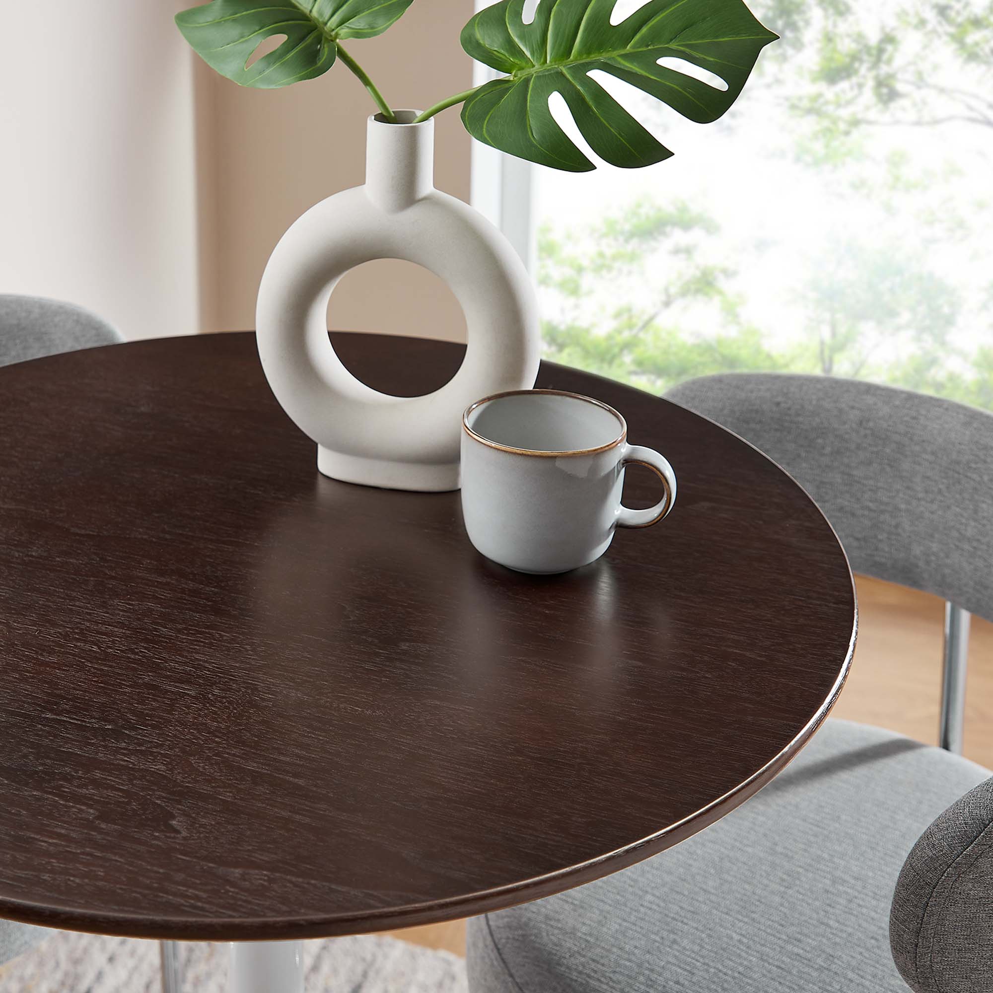 Lippa 28" Round Wood Bar Table by Modway - Best Buy Furniture