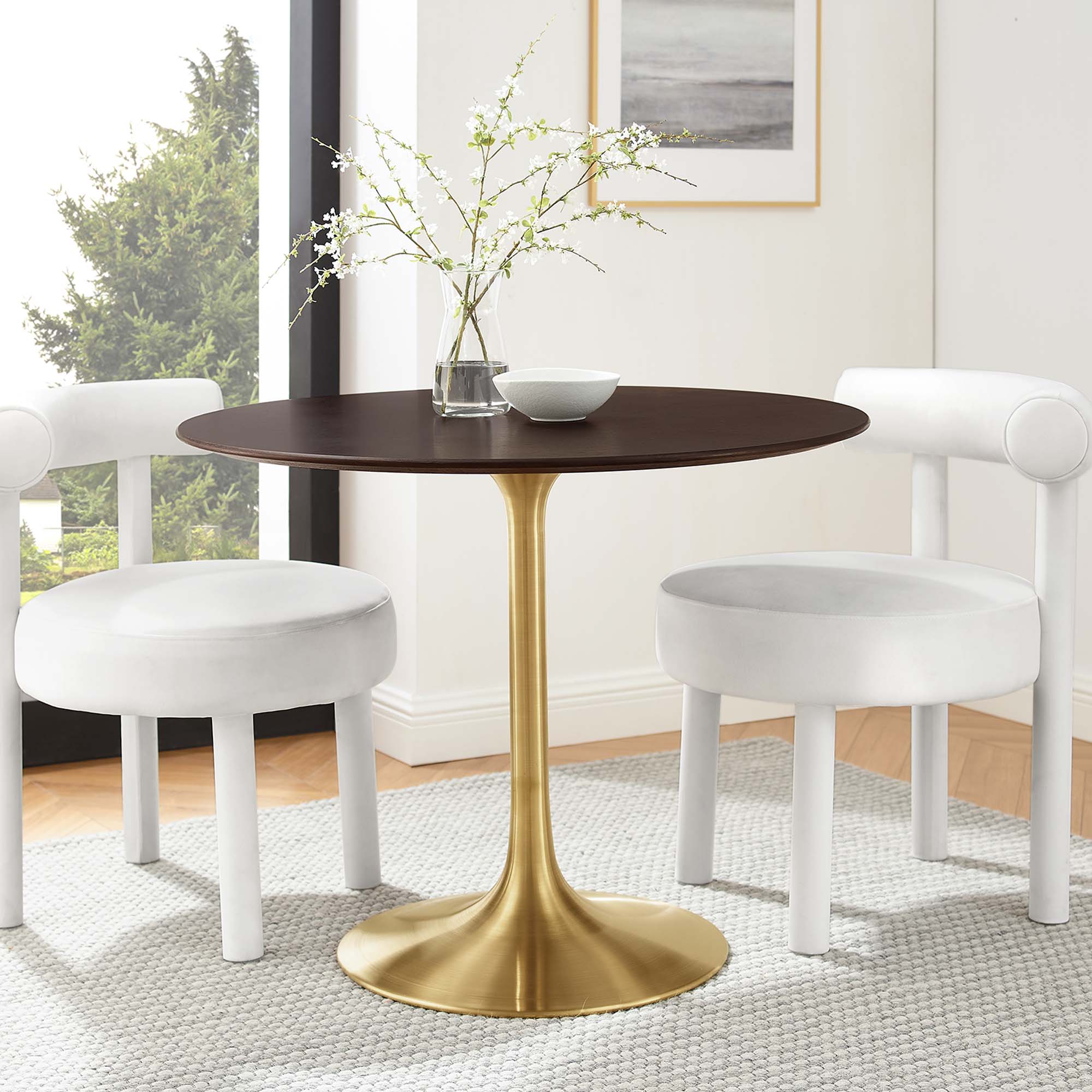 Lippa 36" Round Wood Dining Table by Modway - Best Buy Furniture