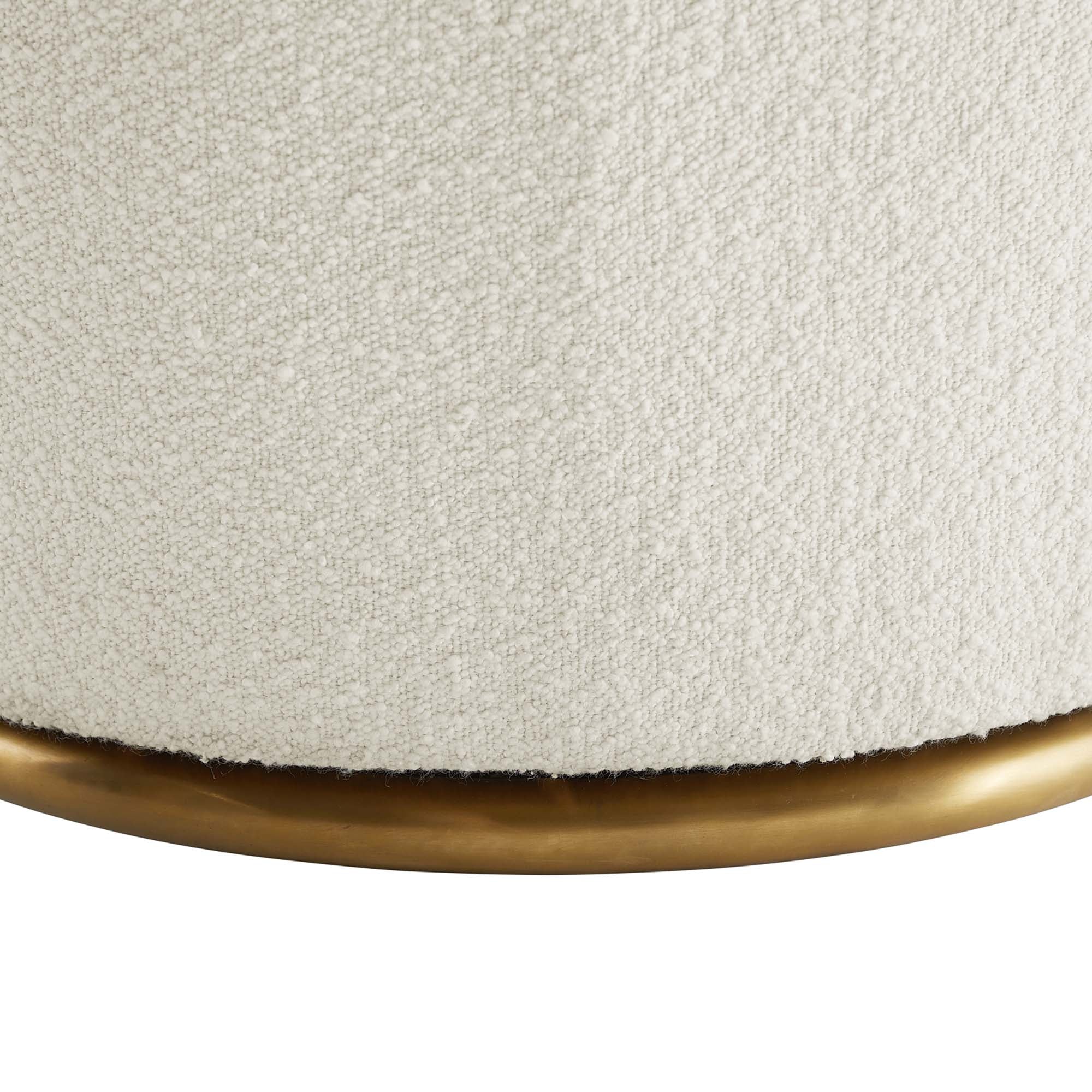 Nora Boucle Upholstered Swivel Chair by Modway - Best Buy Furniture