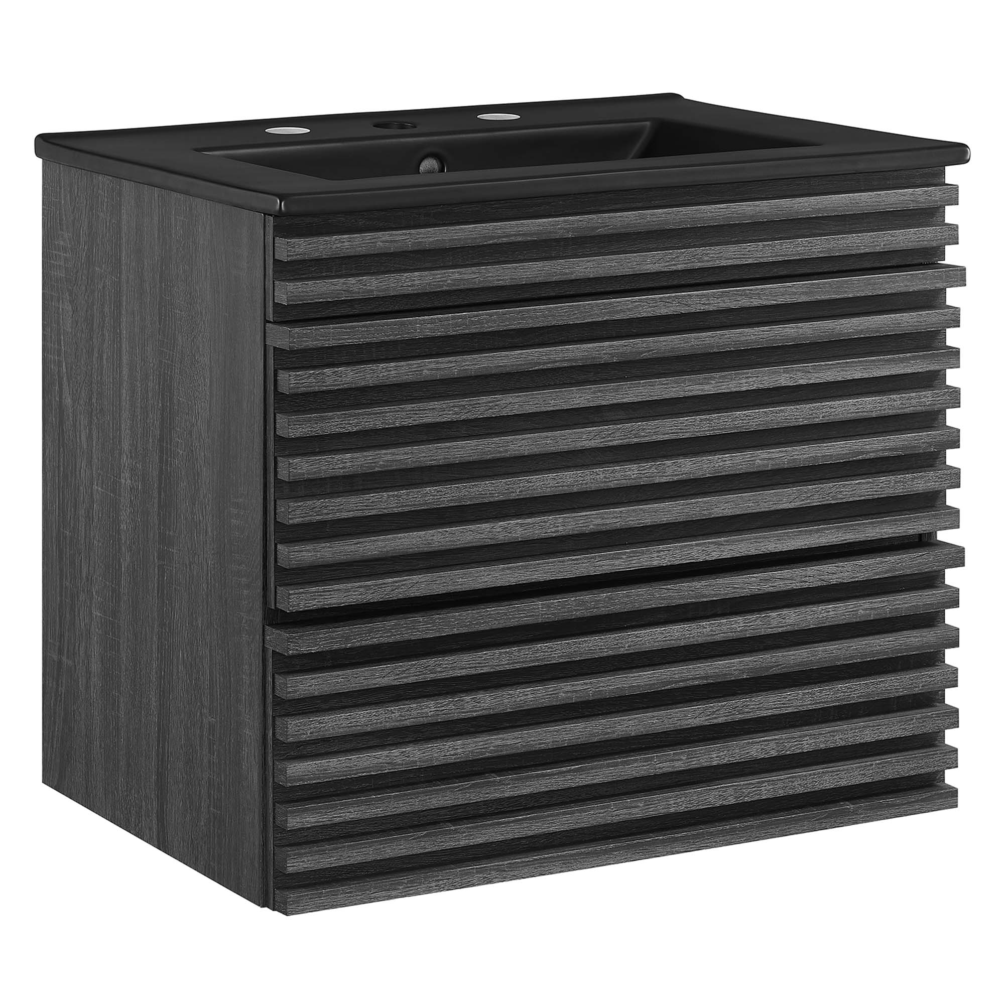 Render 24" Wall-Mount Bathroom Vanity by Modway