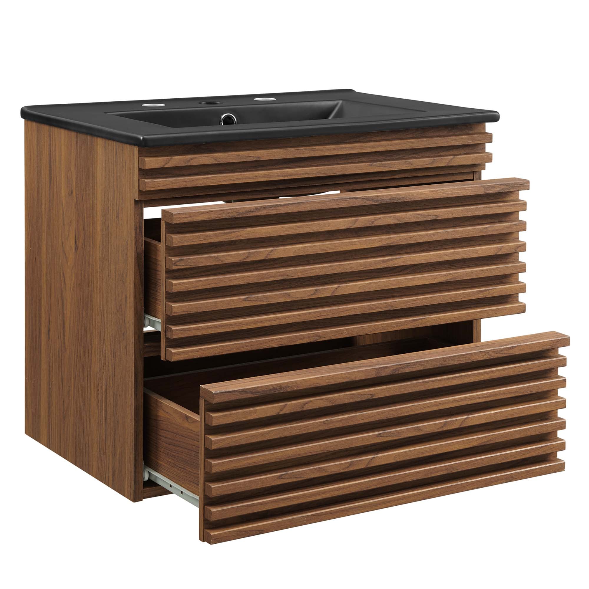 Render 24" Wall-Mount Bathroom Vanity by Modway