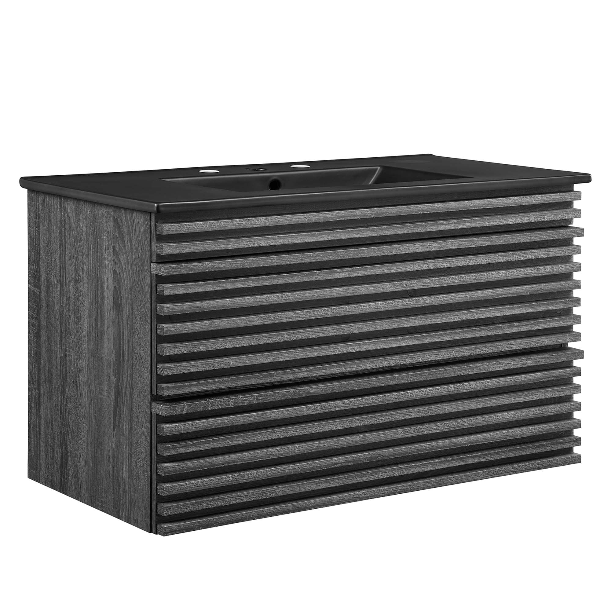 Render 36" Wall-Mount Bathroom Vanity by Modway