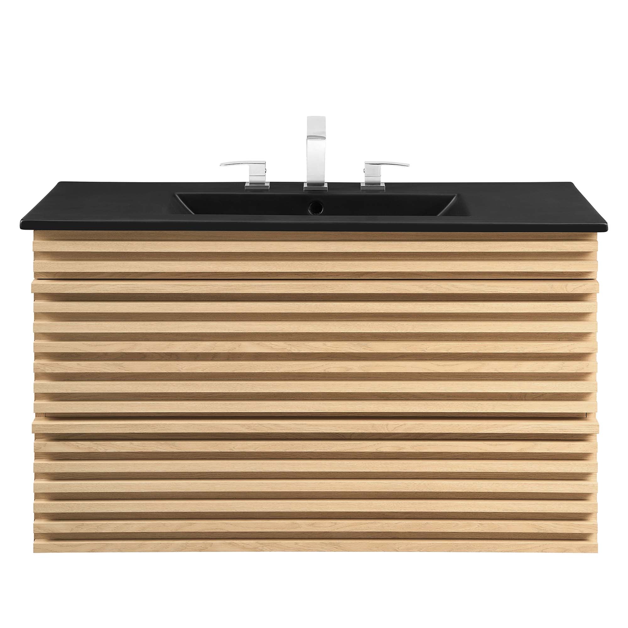 Render 36" Wall-Mount Bathroom Vanity by Modway