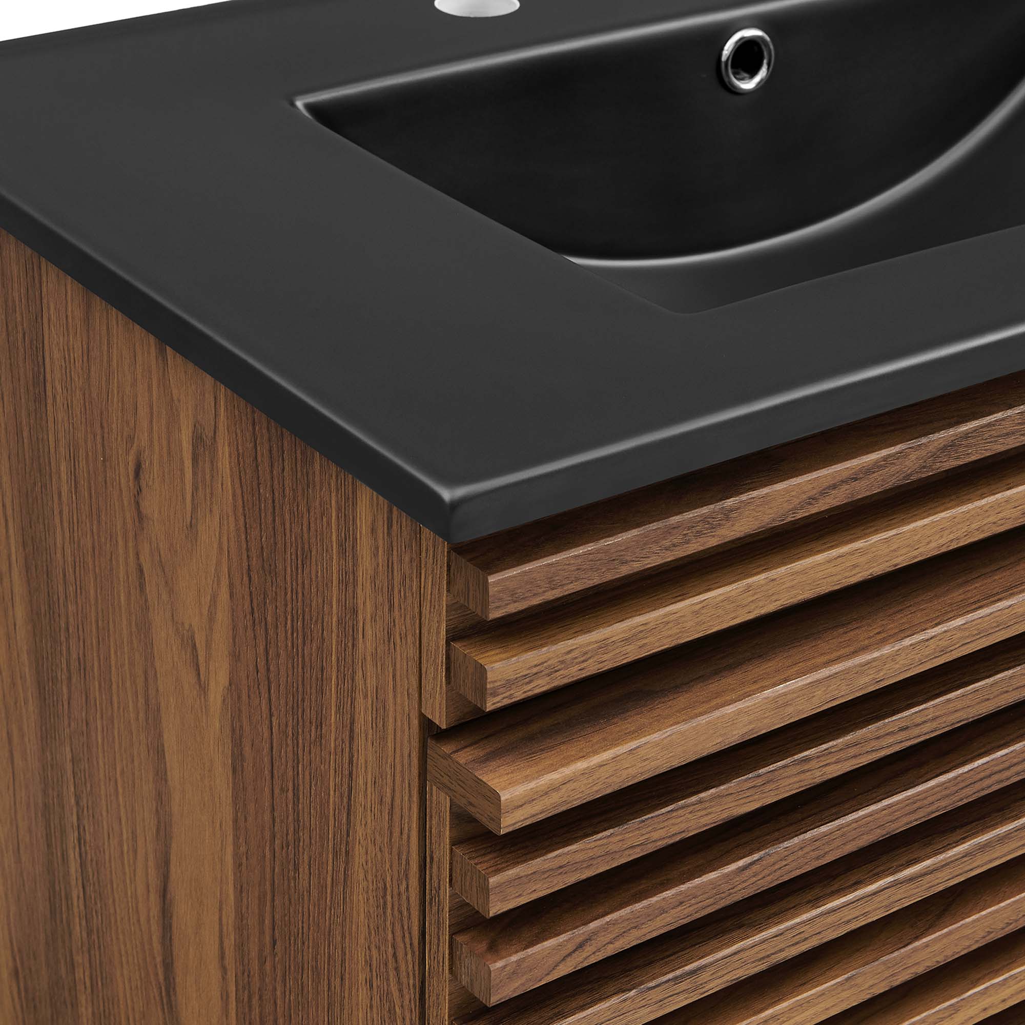Render 30" Wall-Mount Bathroom Vanity by Modway