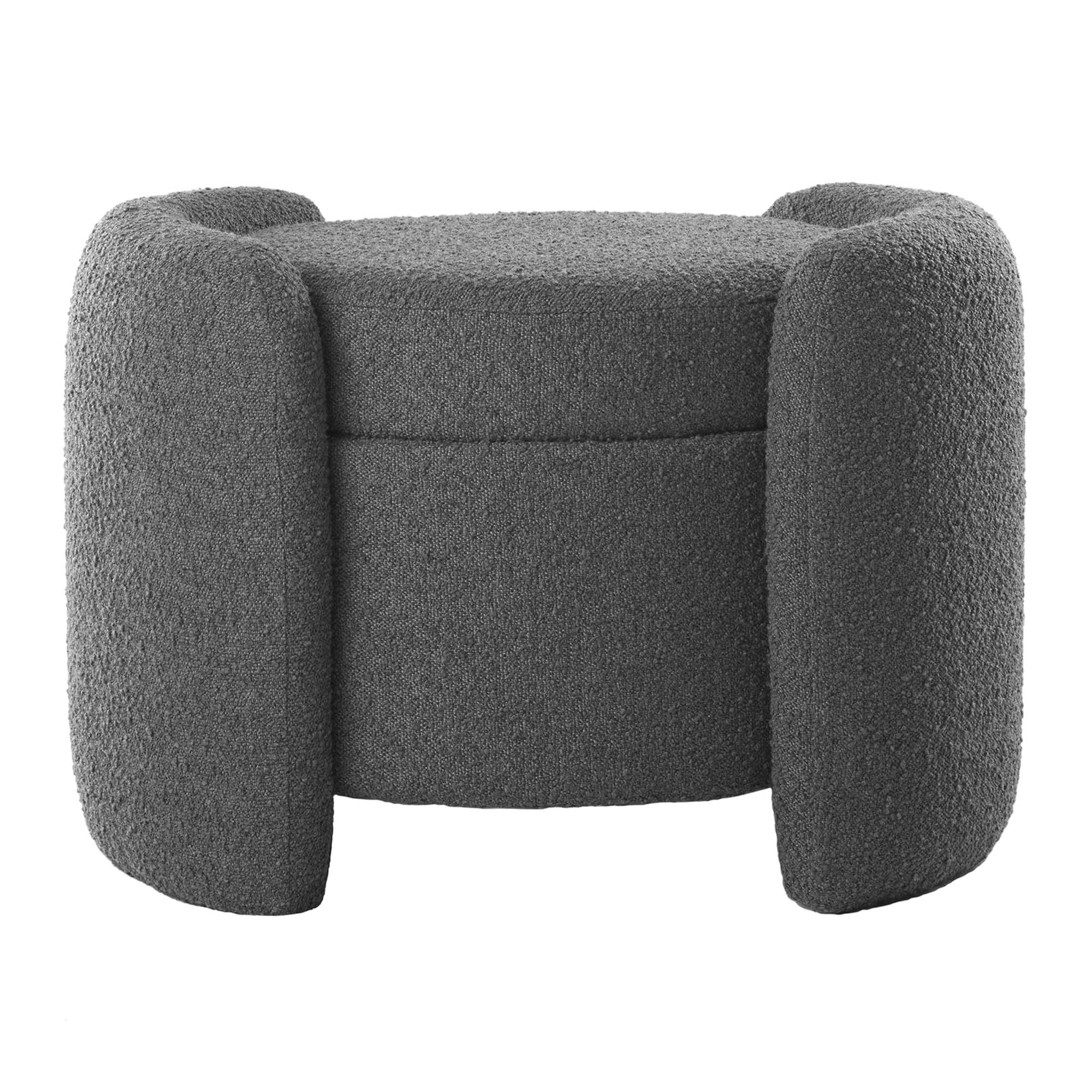 Nebula Boucle Upholstered Ottoman by Modway - Best Buy Furniture