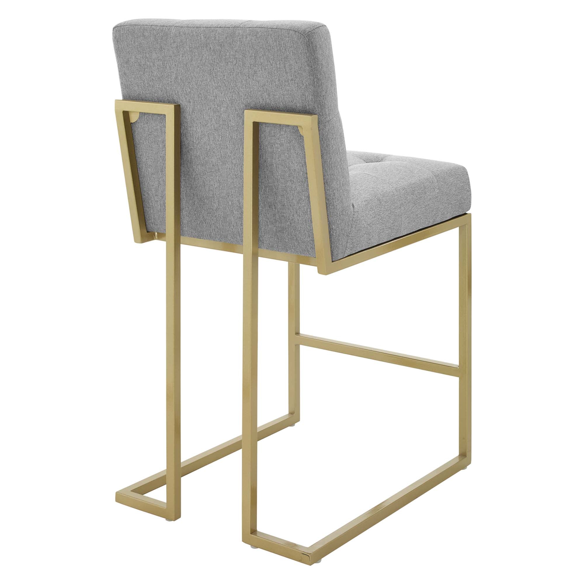 Privy Upholstered Fabric Counter Stool Set of 2 by Modway