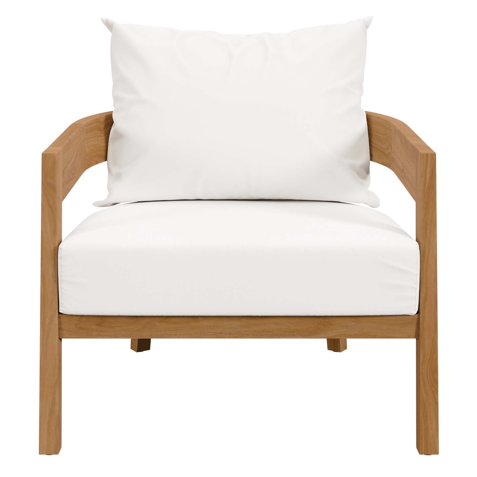 Brisbane Teak Wood Outdoor Patio Armchair by Modway