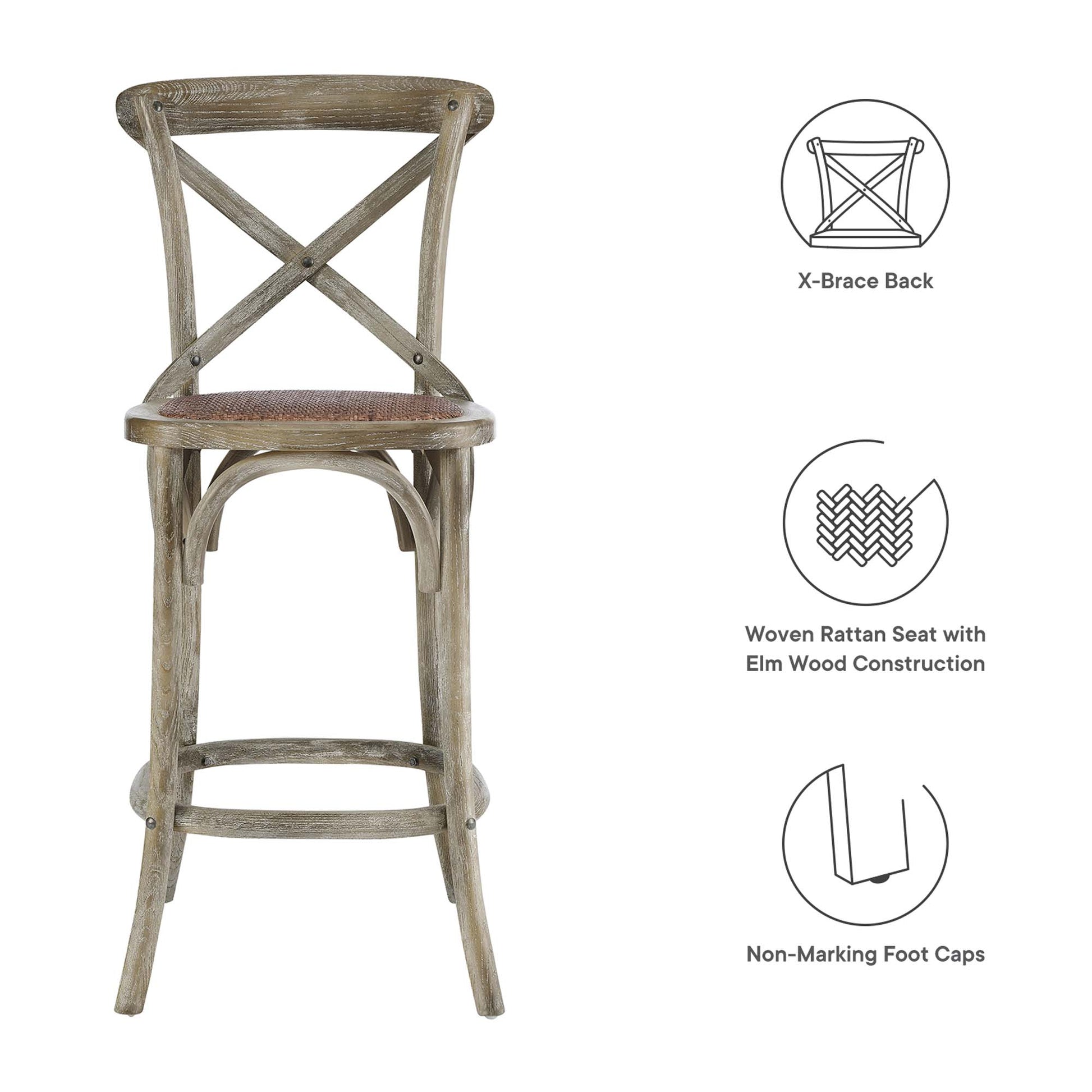 Gear Counter Stool by Modway - Best Buy Furniture