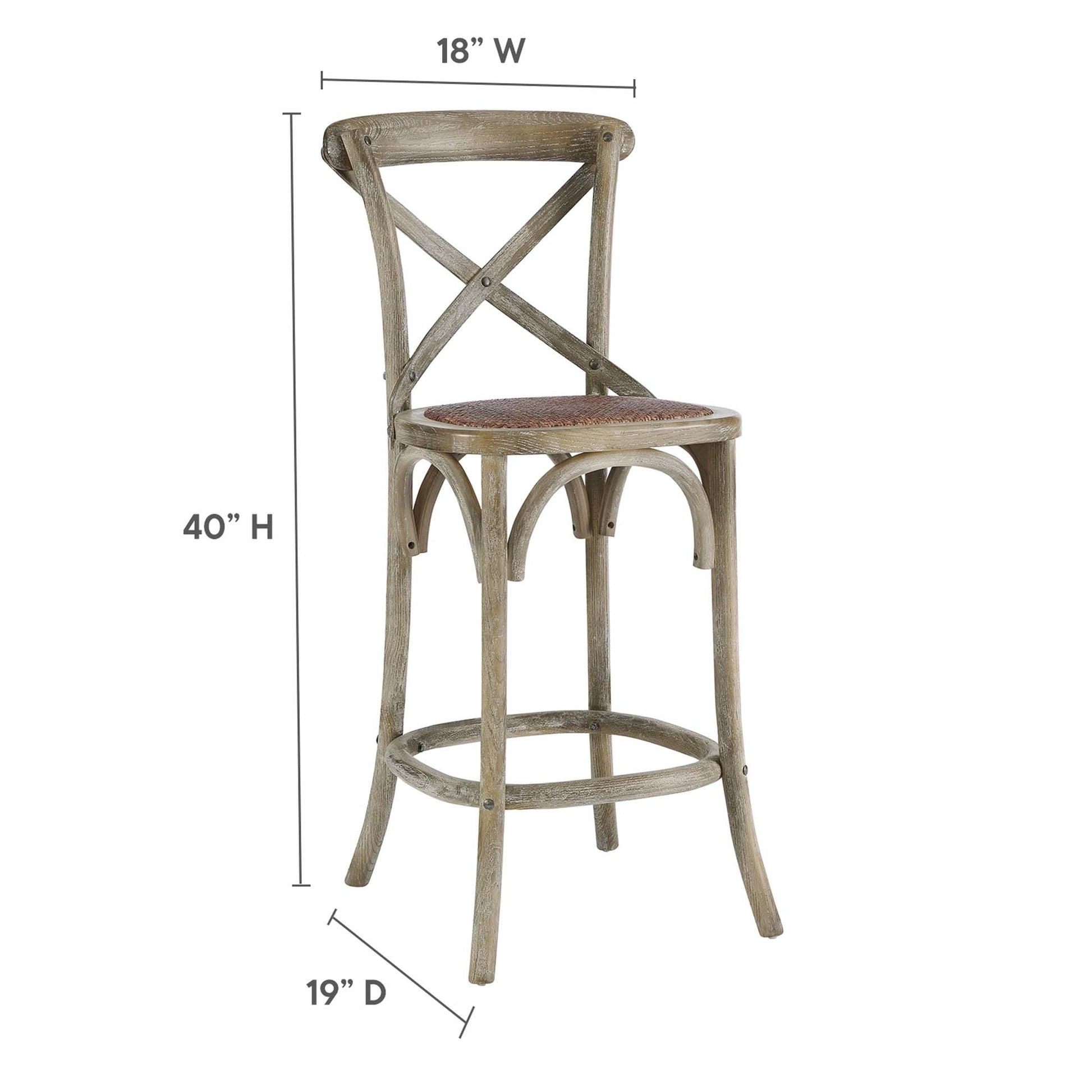Gear Counter Stool by Modway - Best Buy Furniture