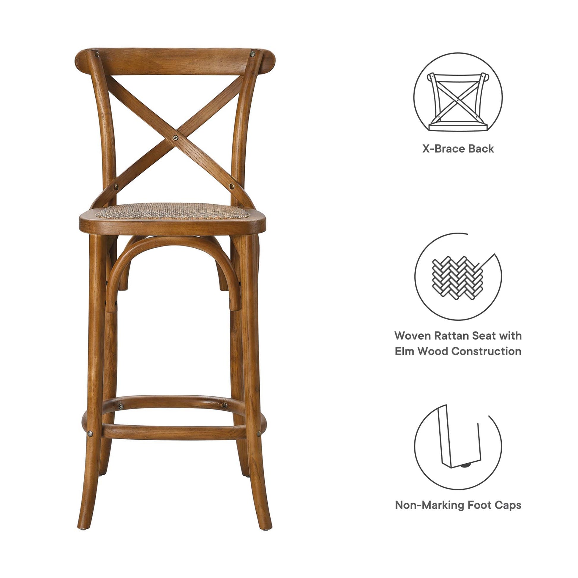 Gear Counter Stool by Modway - Best Buy Furniture