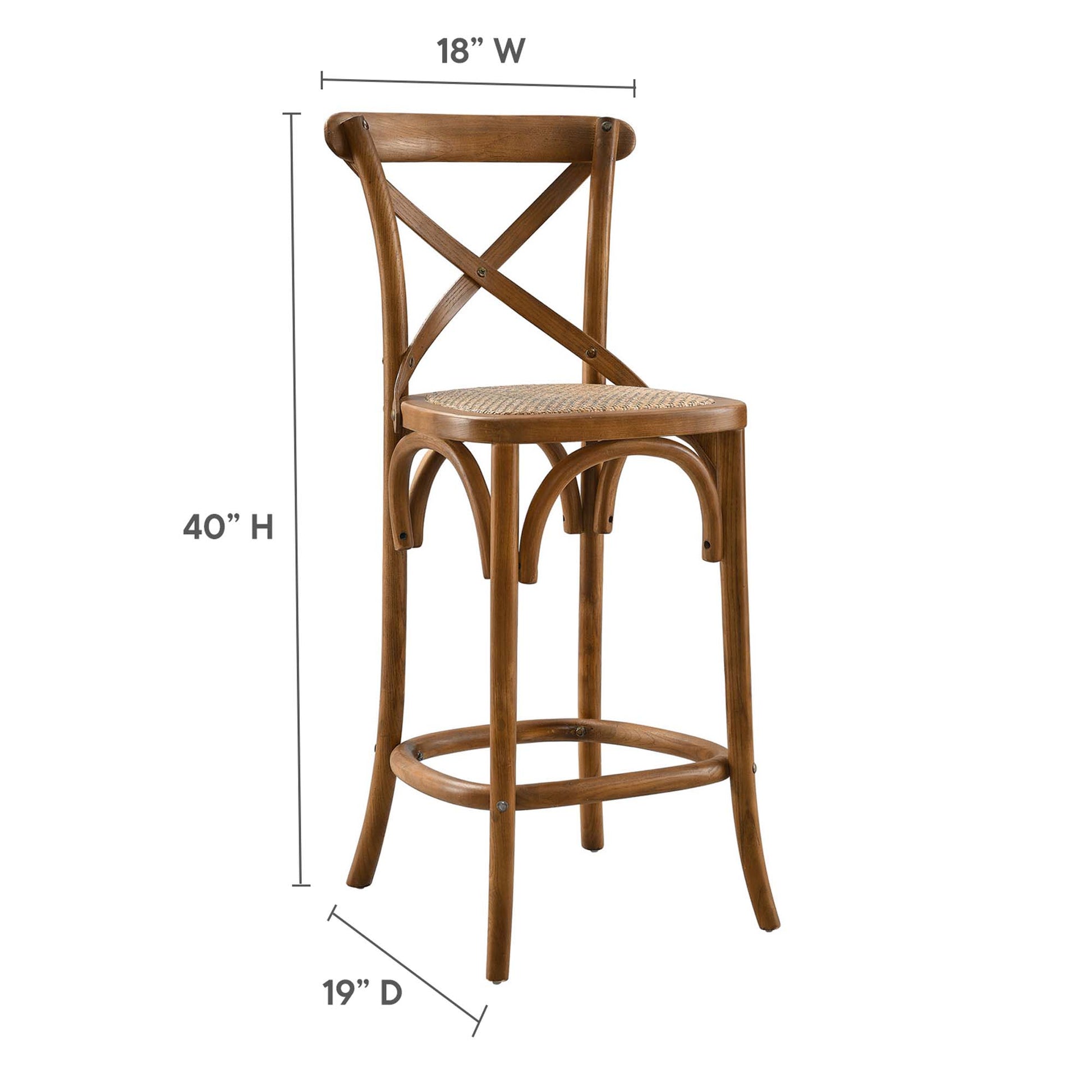 Gear Counter Stool by Modway - Best Buy Furniture