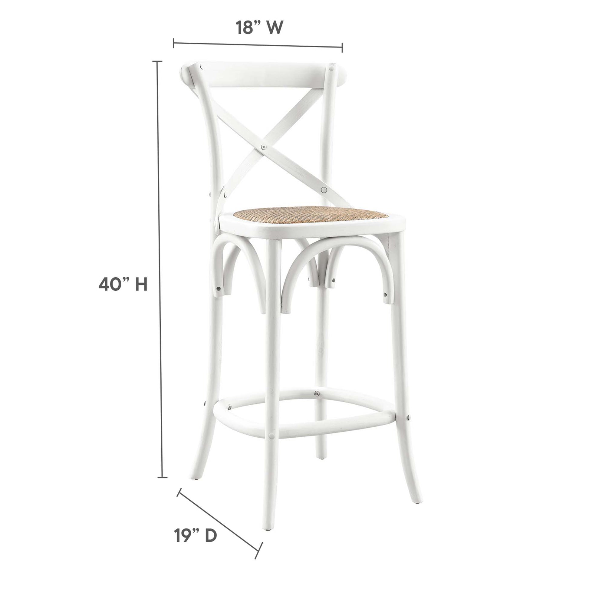 Gear Counter Stool by Modway - Best Buy Furniture