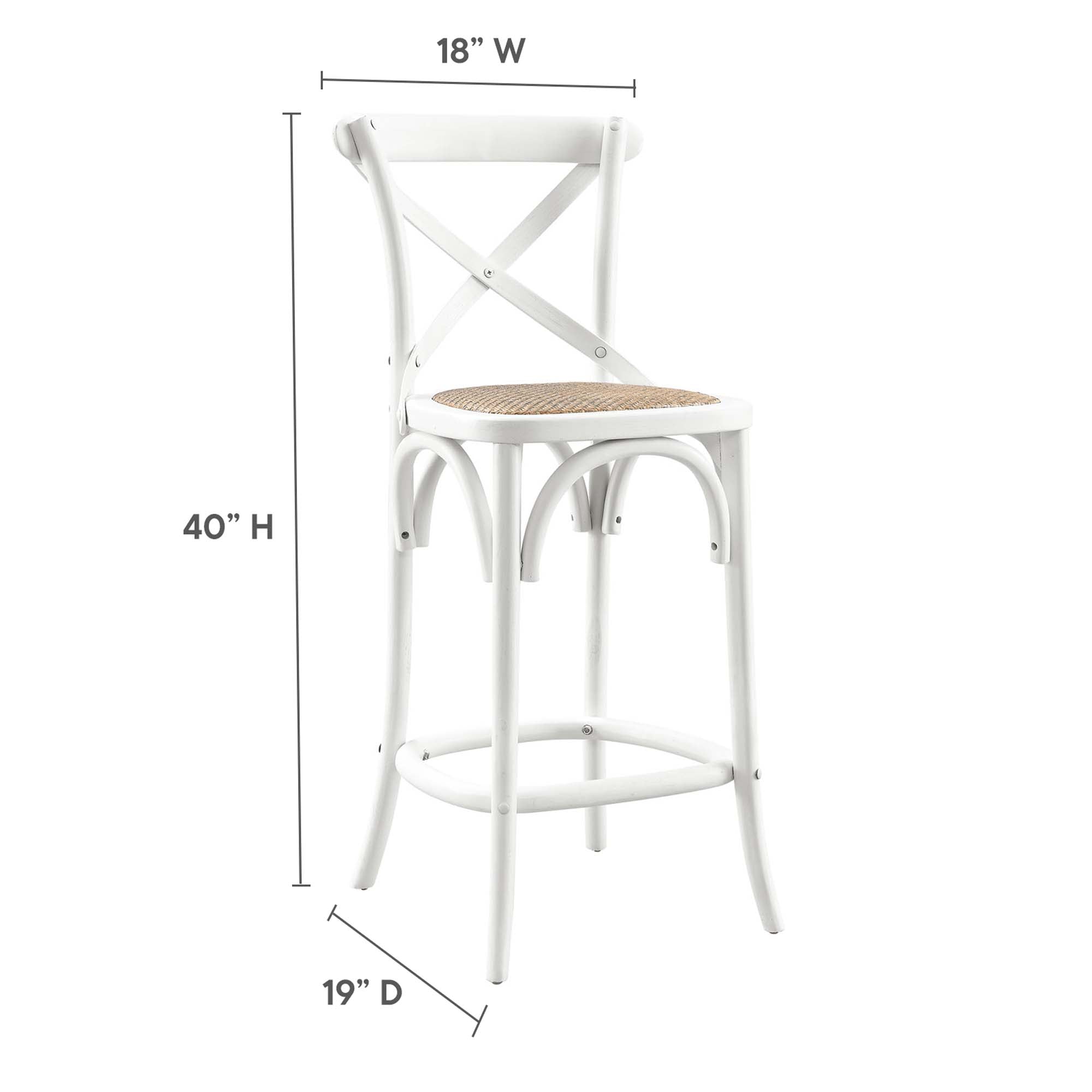 Gear Counter Stool by Modway - Best Buy Furniture
