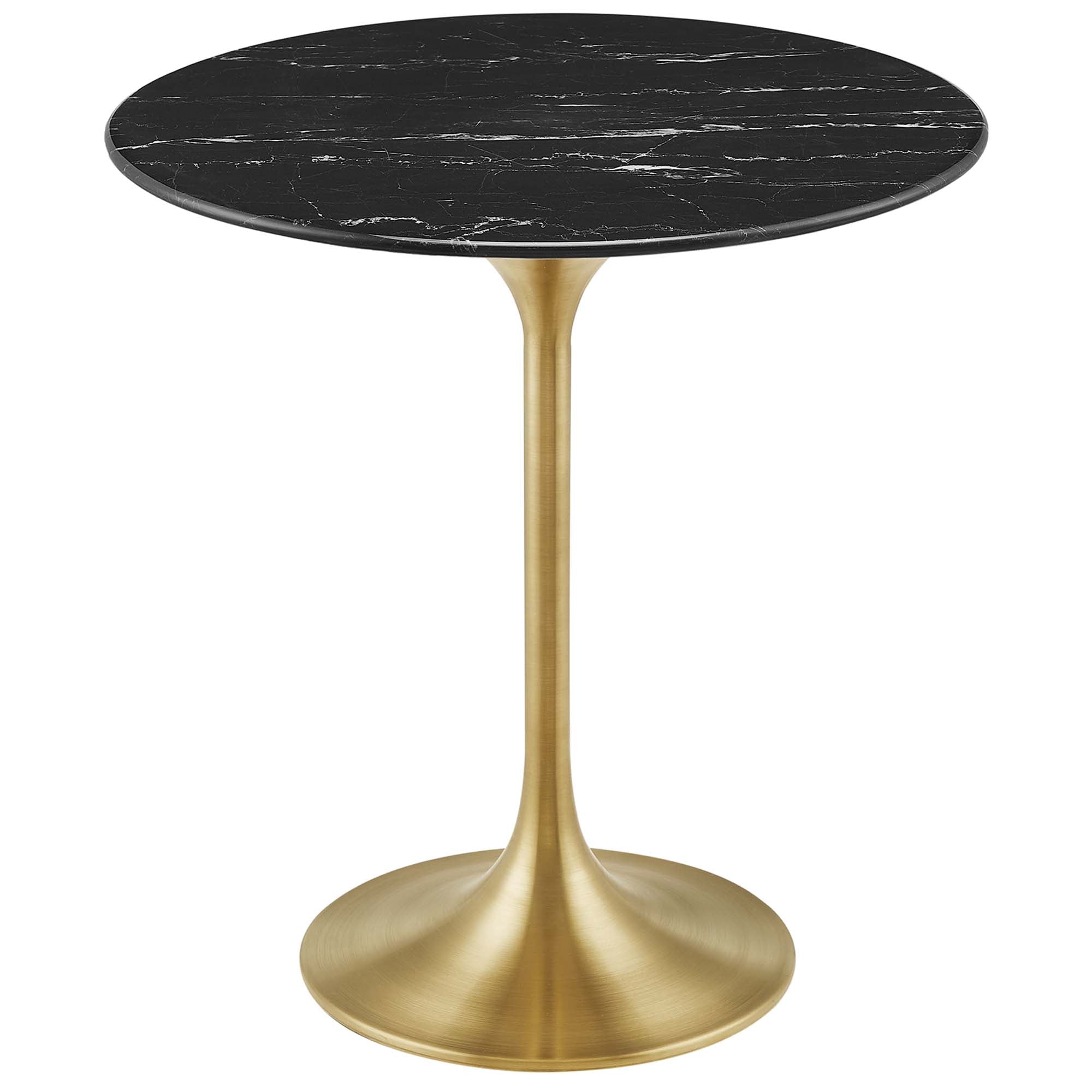 Lippa 20" Round Faux Marble Side Table by Modway - Best Buy Furniture