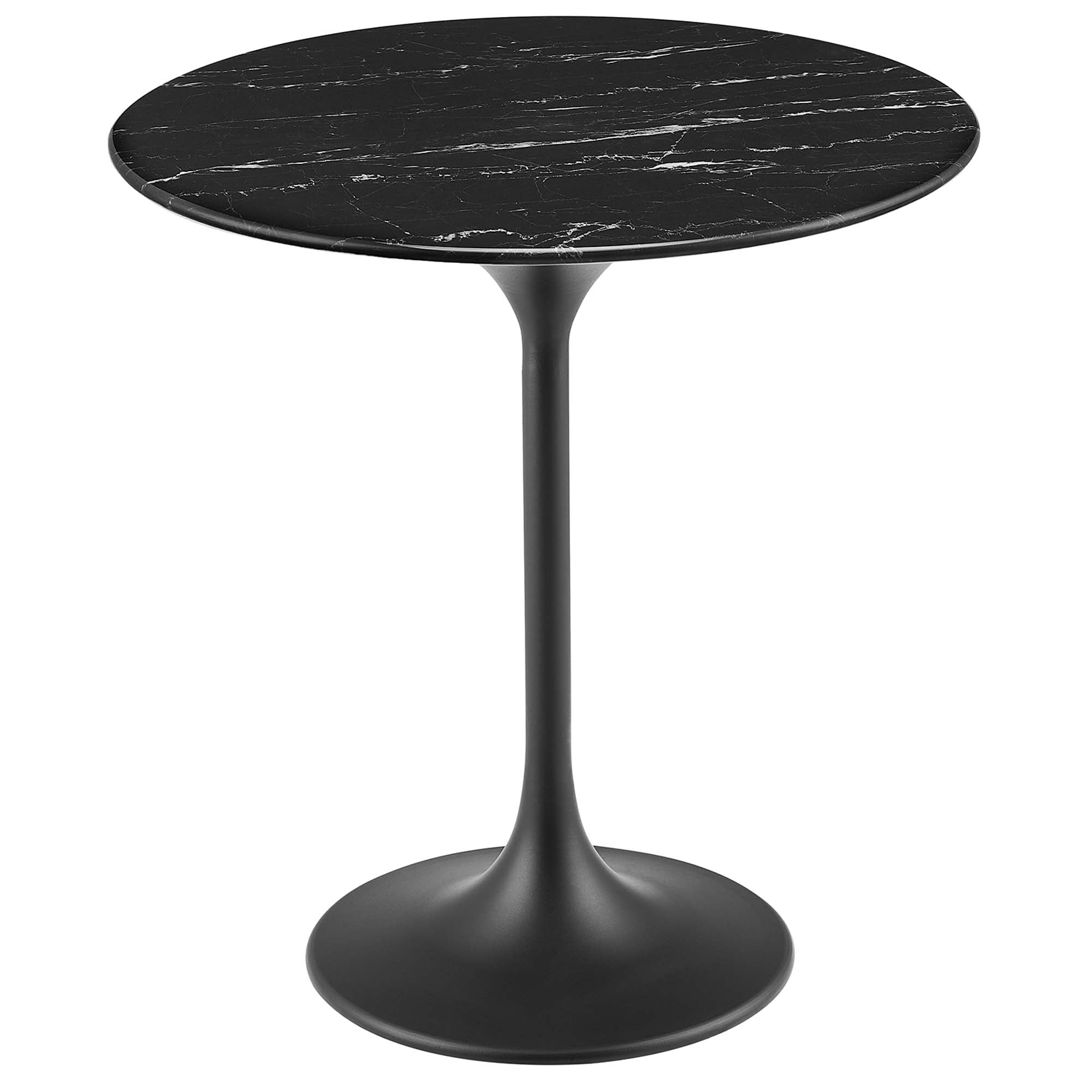 Lippa 20" Round Faux Marble Side Table by Modway - Best Buy Furniture