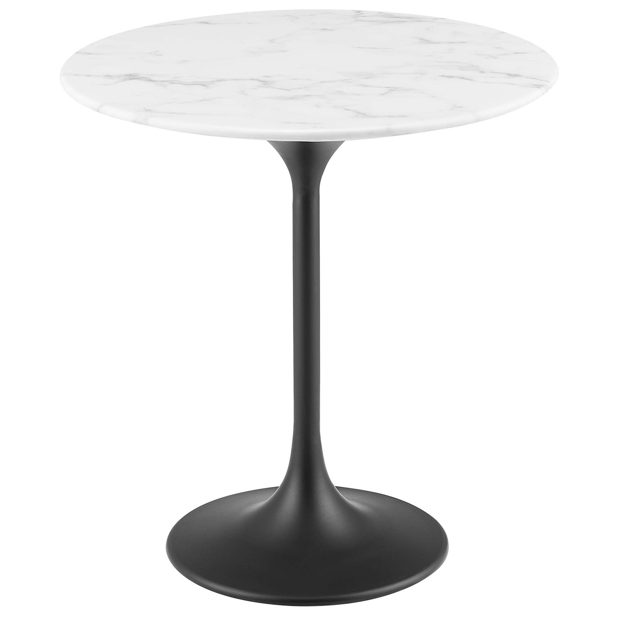 Lippa 20" Round Faux Marble Side Table by Modway - Best Buy Furniture