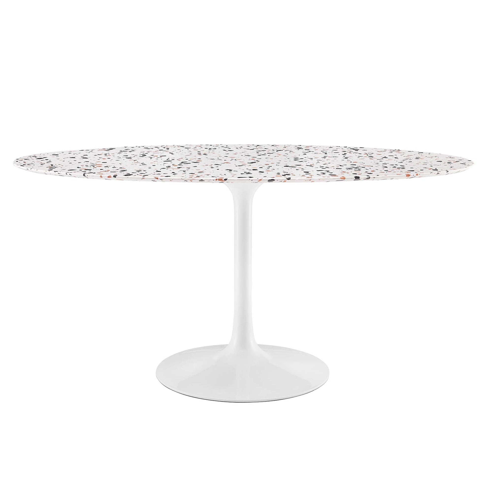 Lippa 60" Oval Terrazzo Dining Table by Modway - Best Buy Furniture