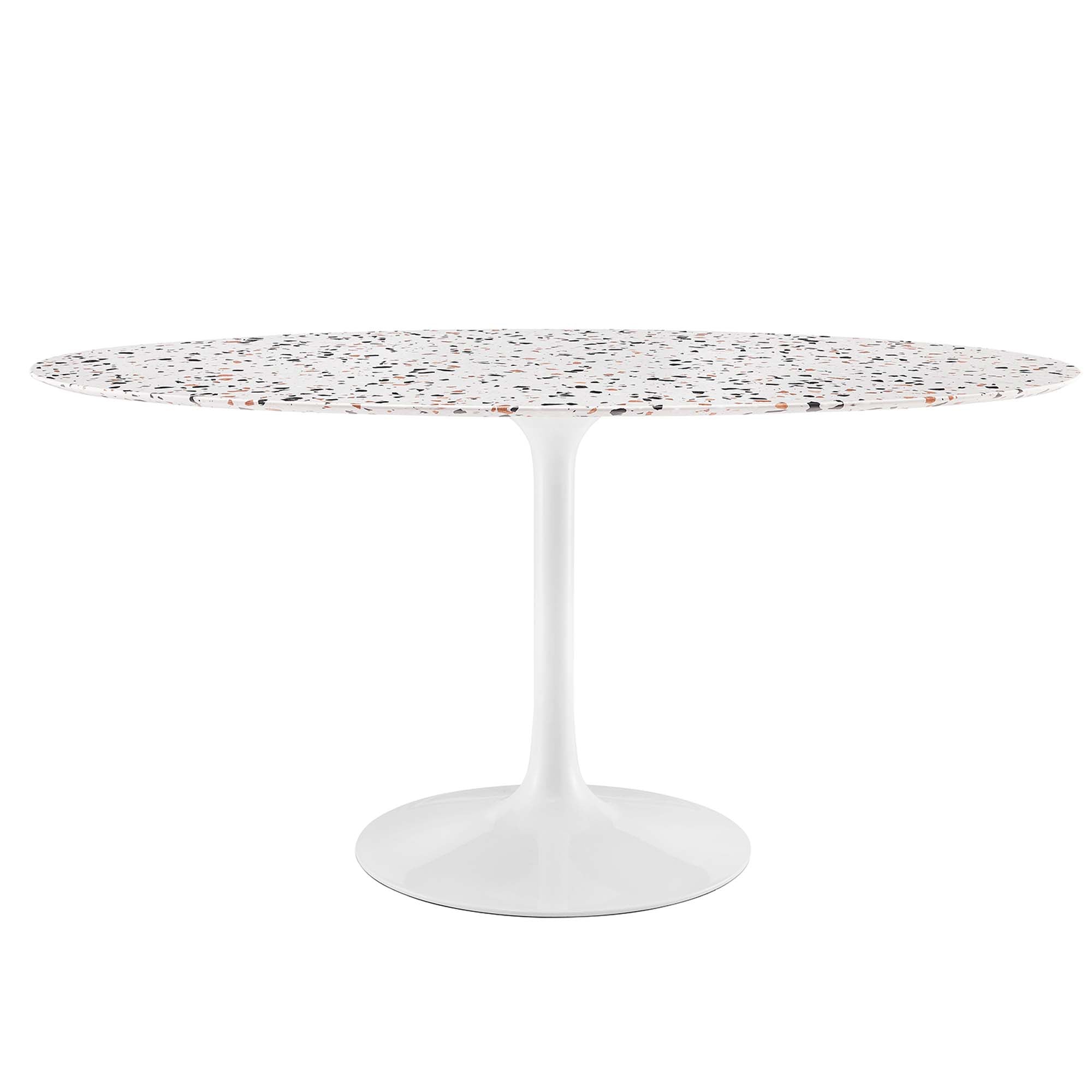 Lippa 60" Oval Terrazzo Dining Table by Modway - Best Buy Furniture