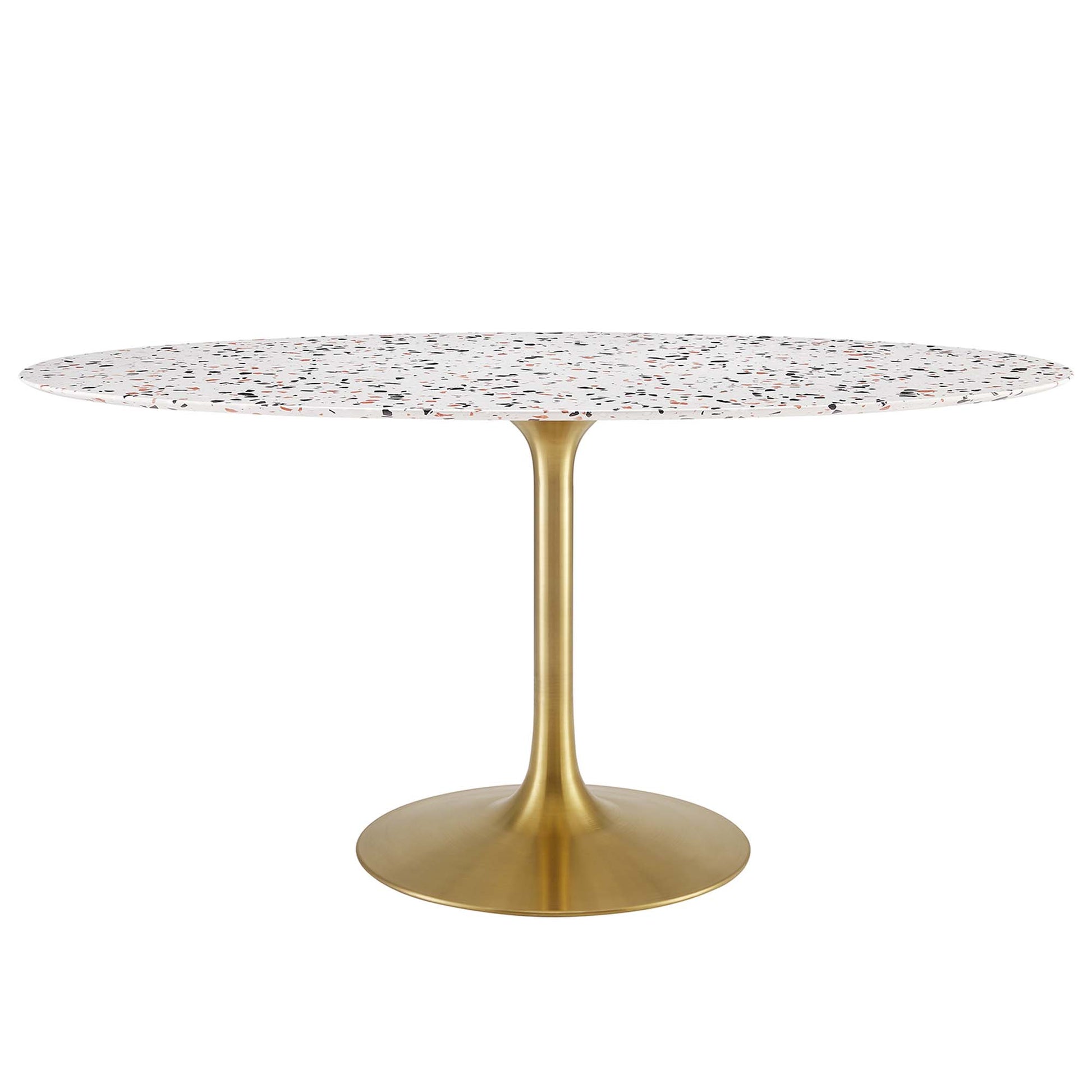 Lippa 60" Oval Terrazzo Dining Table by Modway - Best Buy Furniture