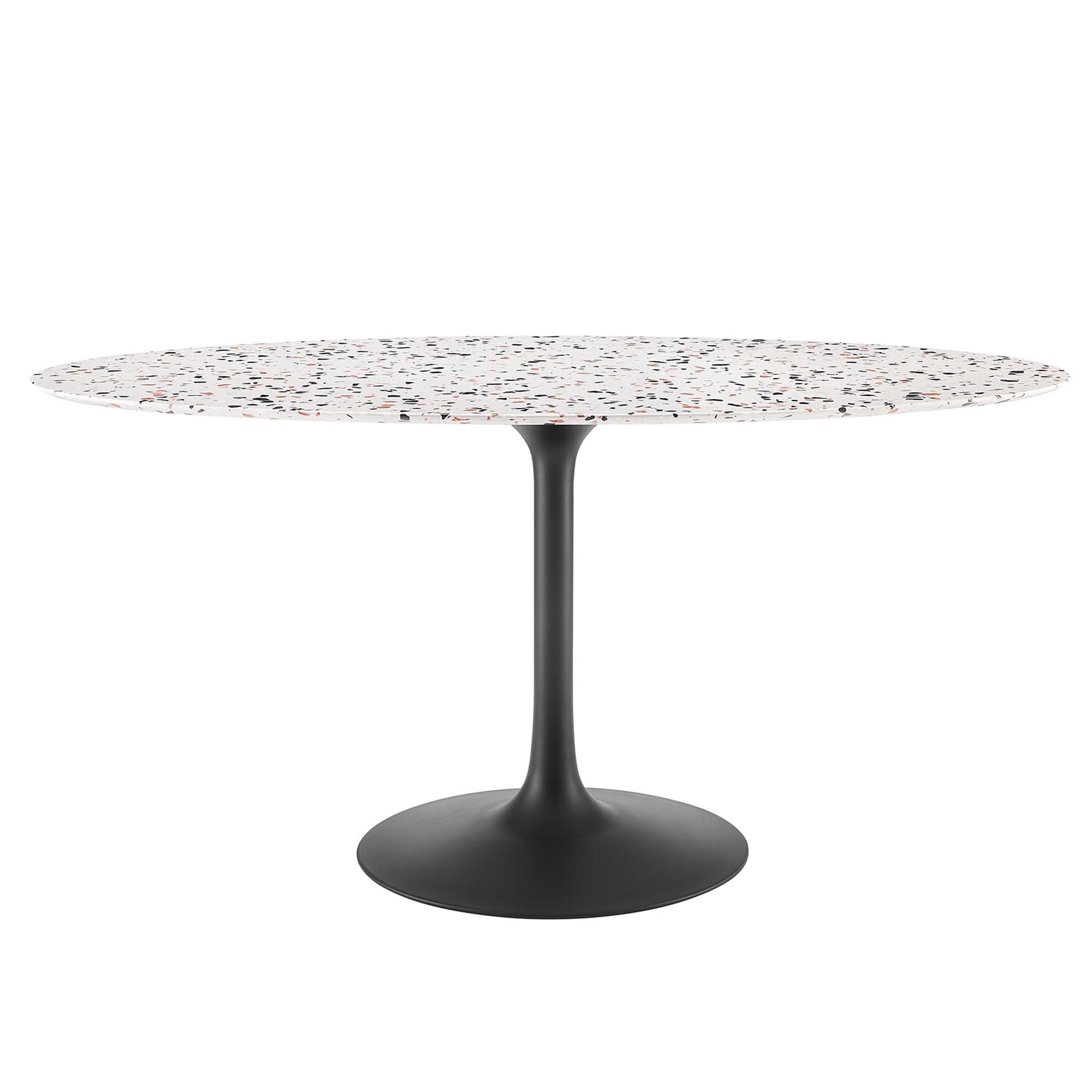 Lippa 60" Oval Terrazzo Dining Table by Modway - Best Buy Furniture