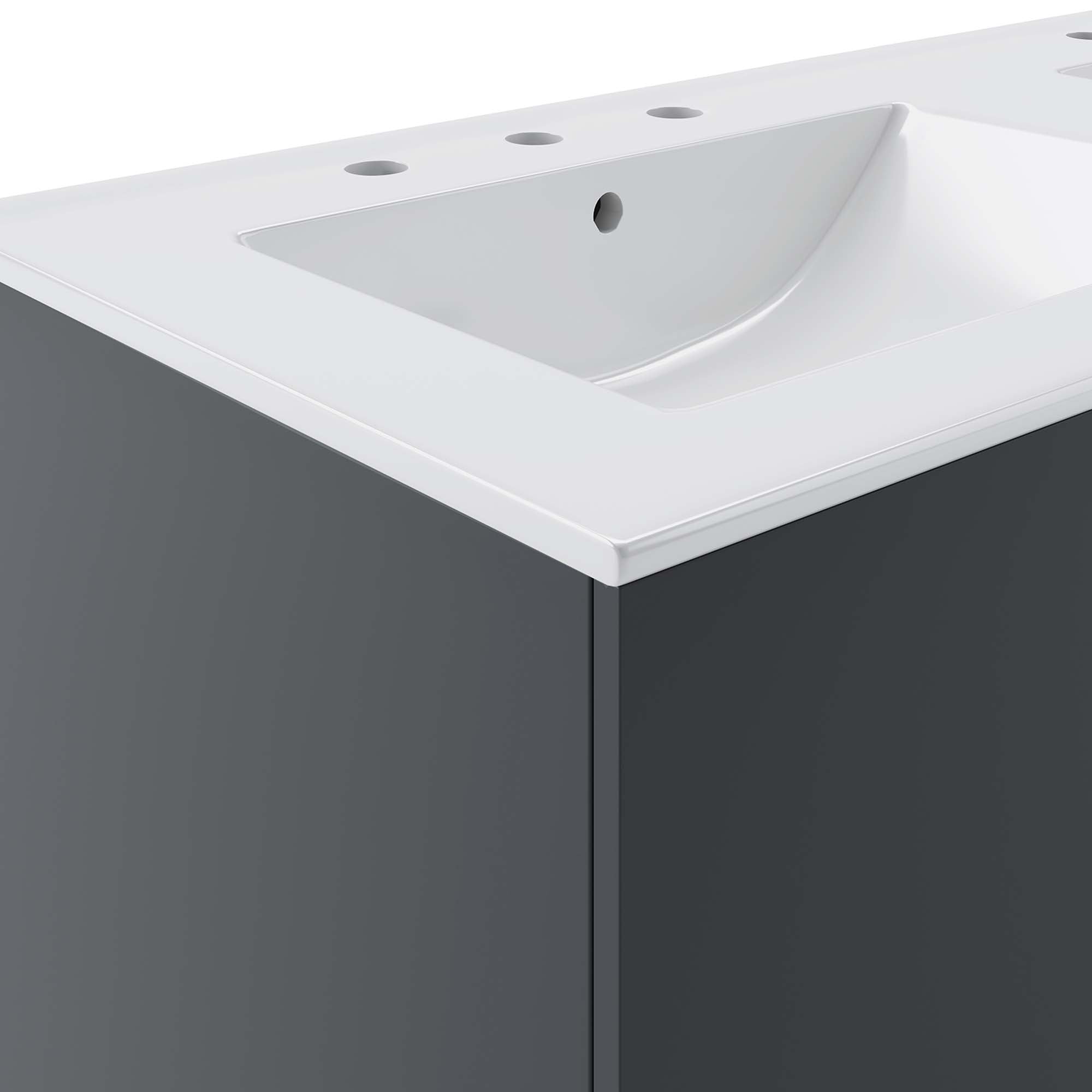 Vitality 48" Double Sink Bathroom Vanity by Modway