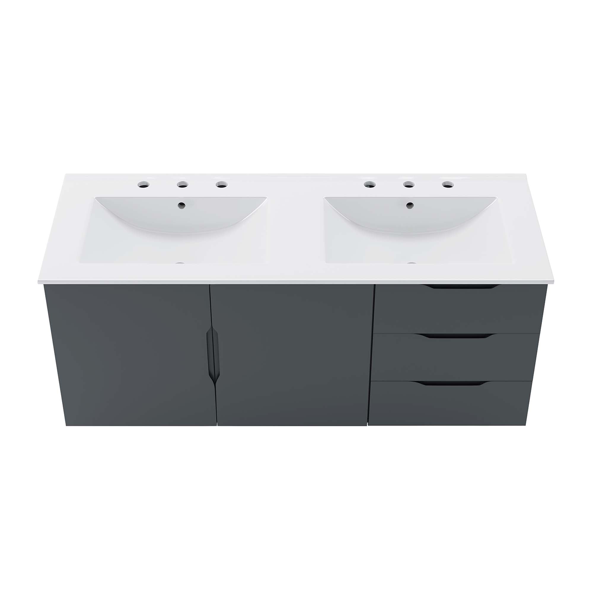 Vitality 48" Double Sink Bathroom Vanity by Modway