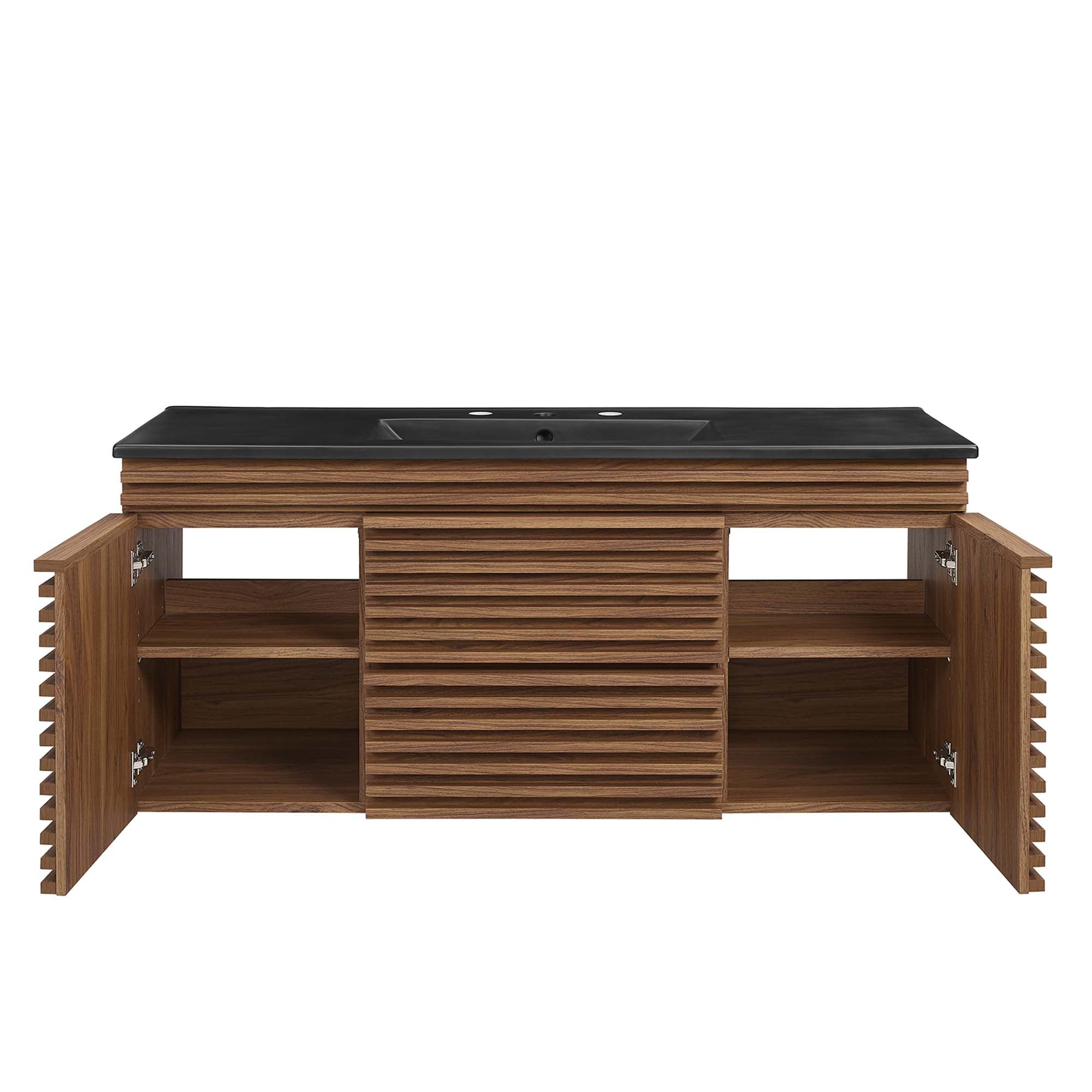 Render 48" Wall-Mount Bathroom Vanity by Modway