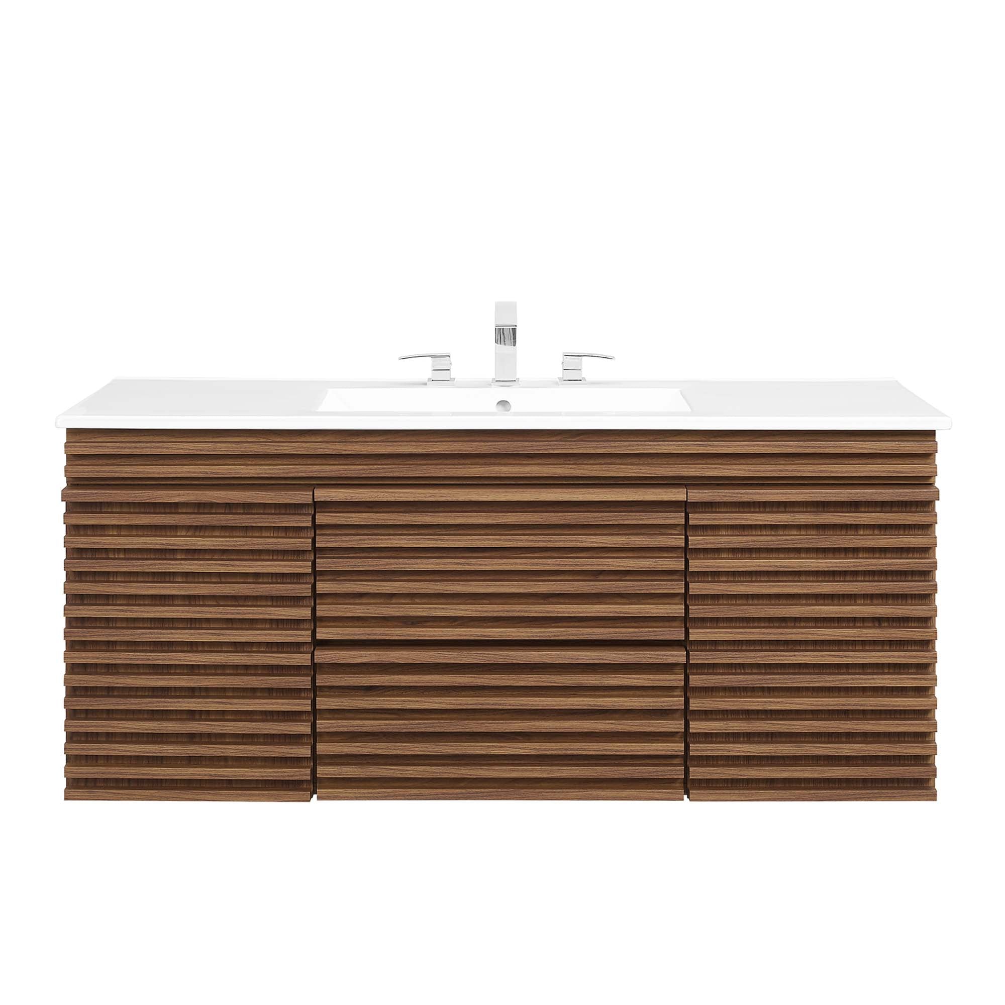 Render 48" Wall-Mount Bathroom Vanity by Modway