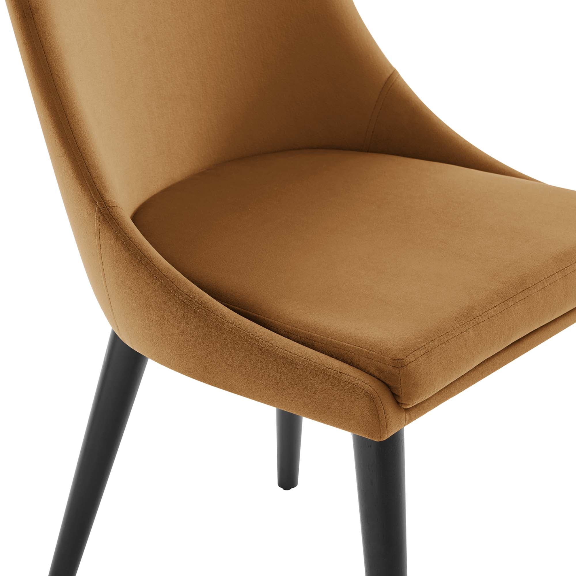 Viscount Accent Performance Velvet Dining Chairs Set of 2 by Modway