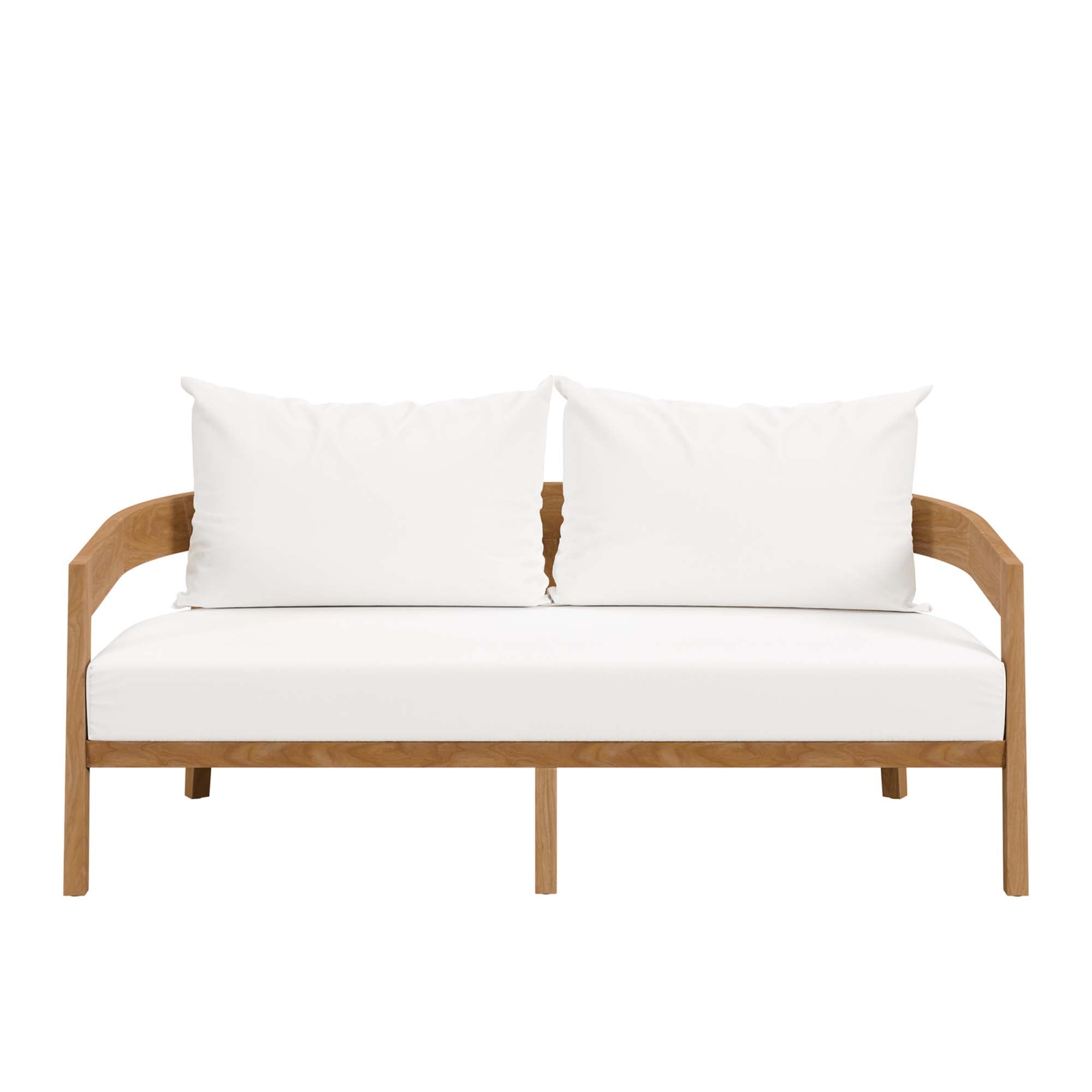 Brisbane 3-Piece Teak Wood Outdoor Patio Set by Modway