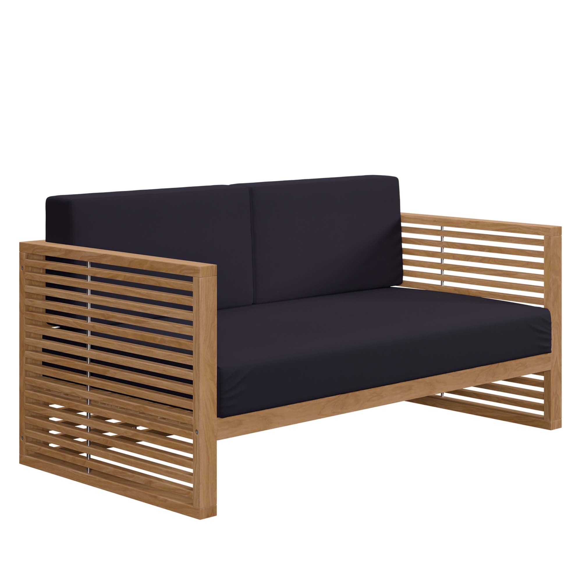 Carlsbad 3-Piece Teak Wood Outdoor Patio Set by Modway