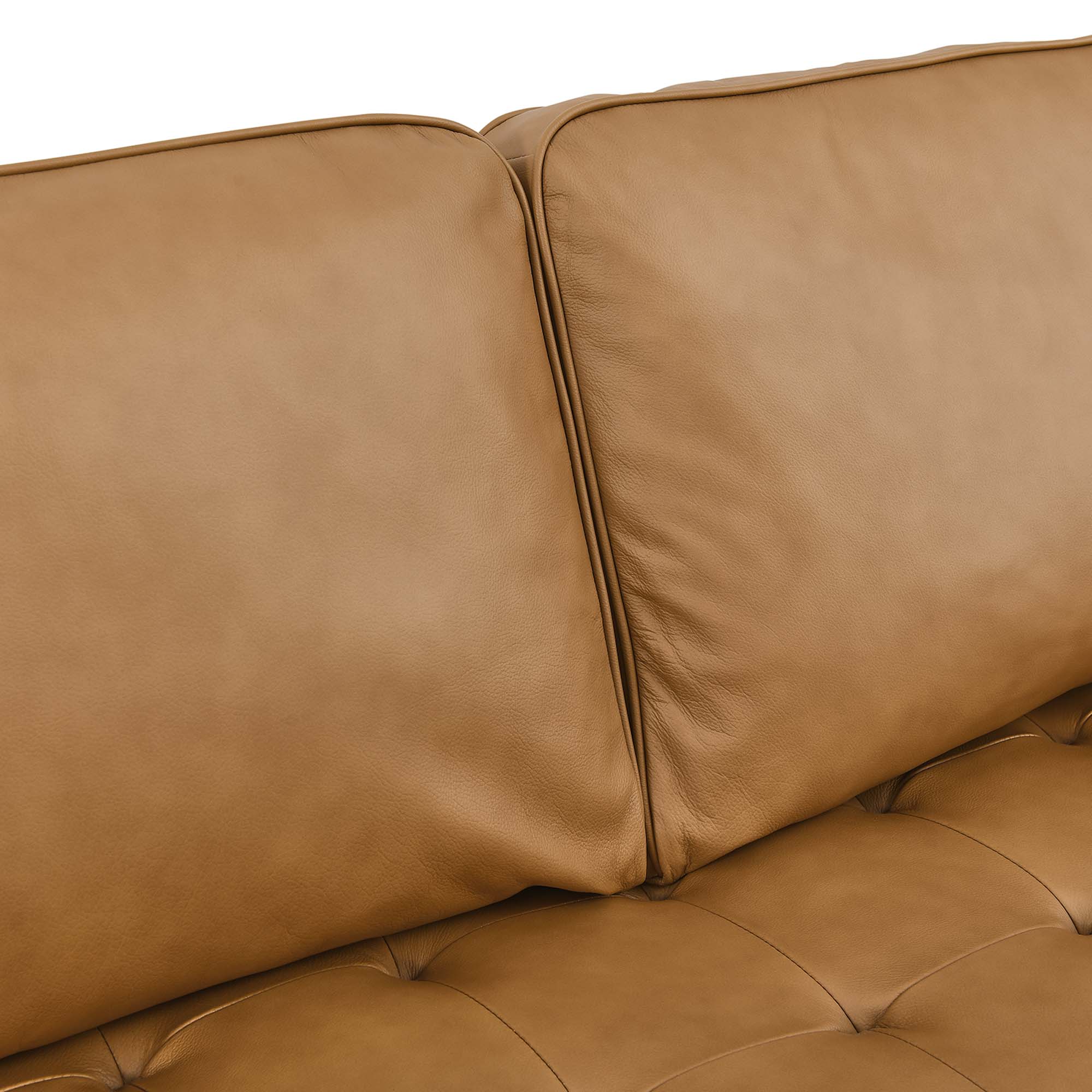Valour 98" Leather Sectional Sofa by Modway