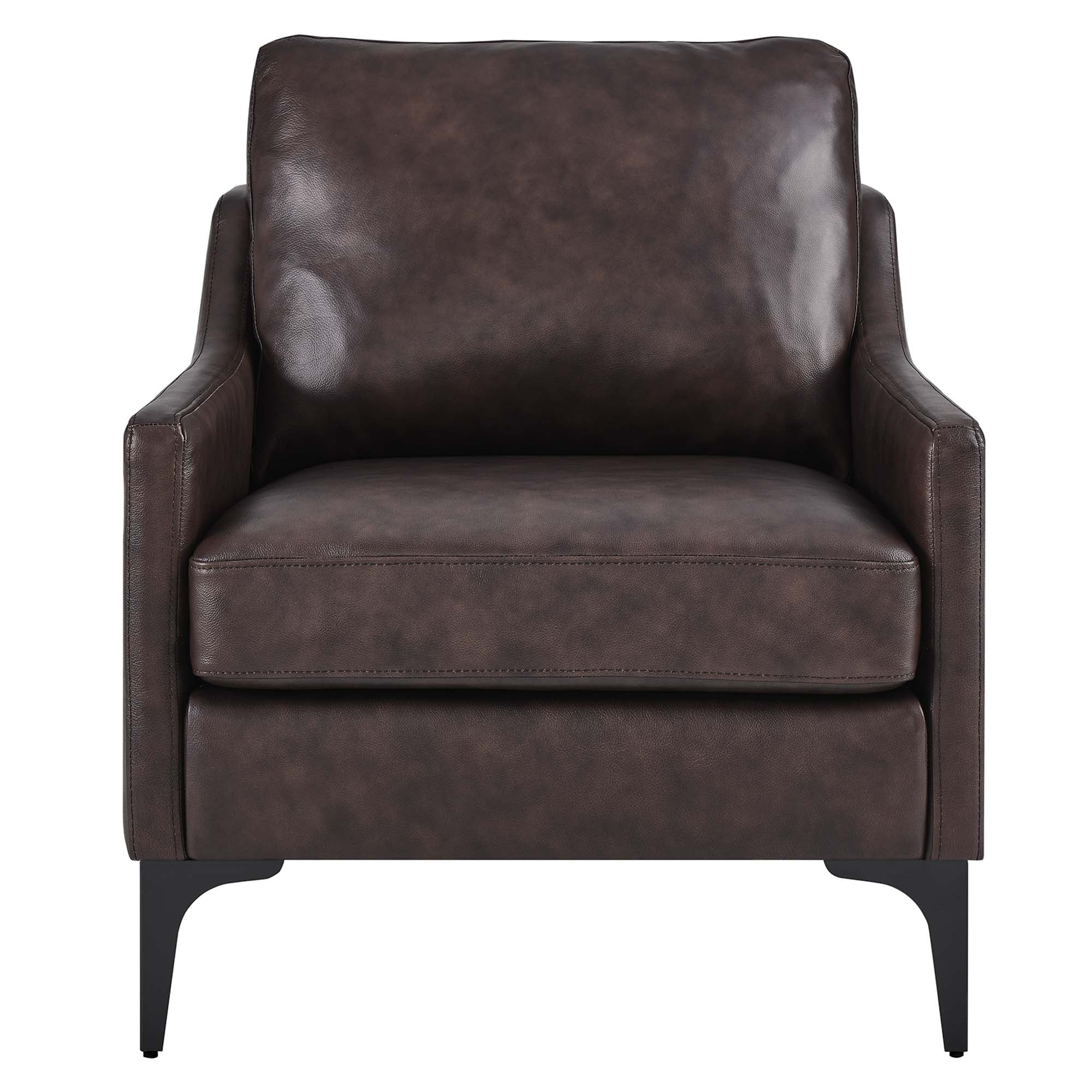 Corland Leather Armchair by Modway